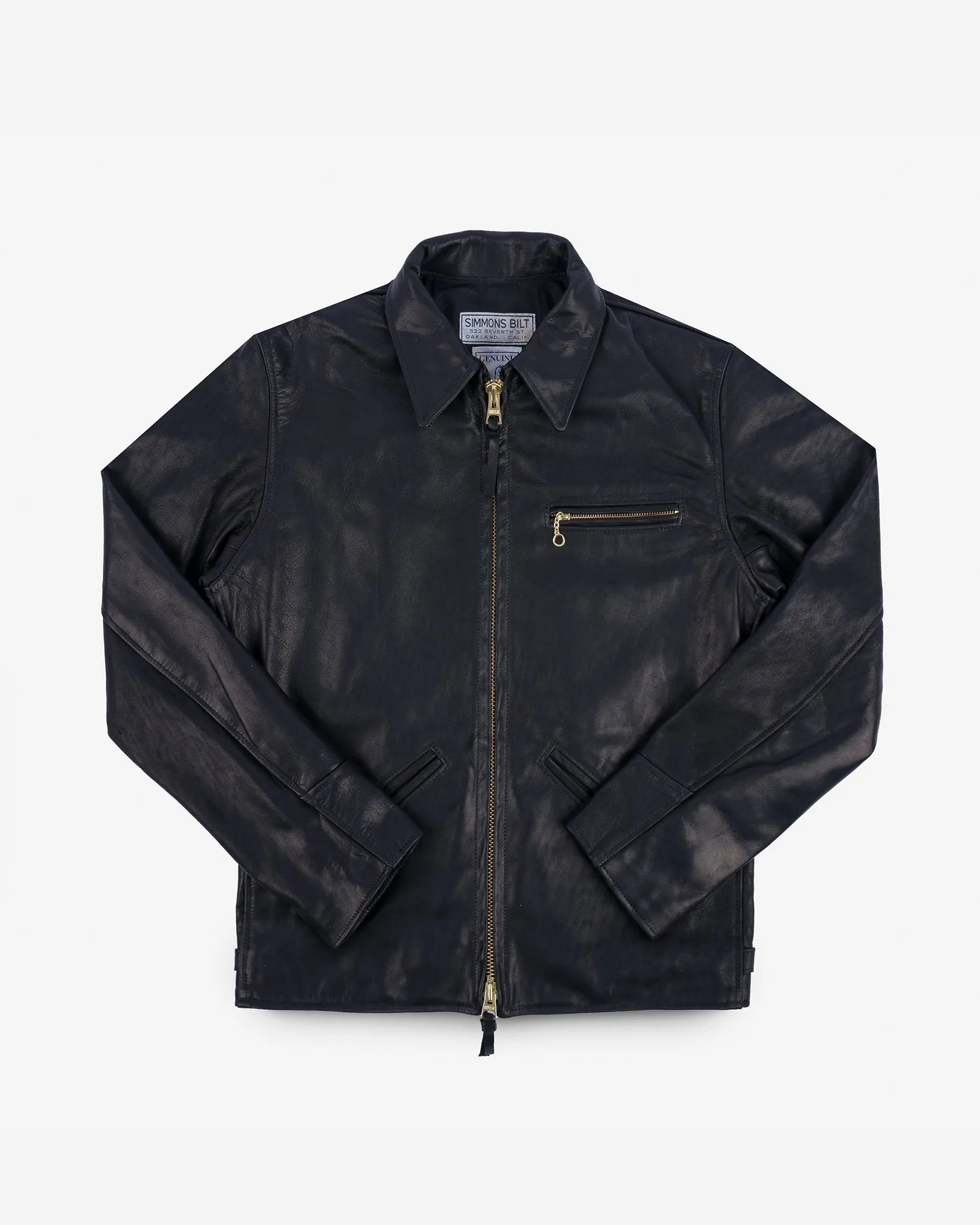 Iron Heart x Simmons Bilt Horsehide Savannah Jacket - Black sold by Iron Heart