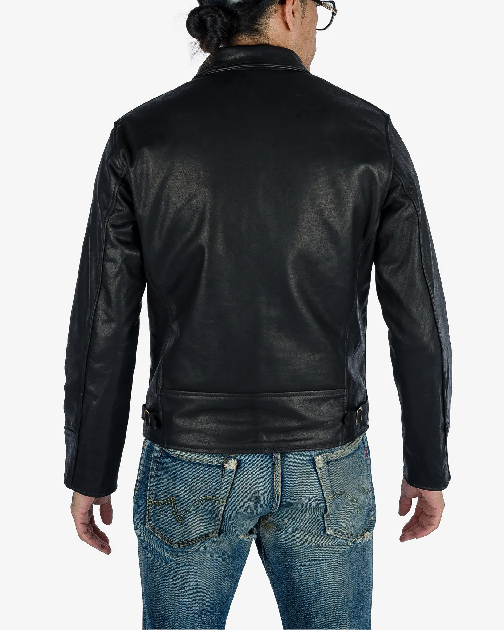 Iron Heart x Simmons Bilt Horsehide Savannah Jacket - Black sold by Iron Heart product image thumbnail 4