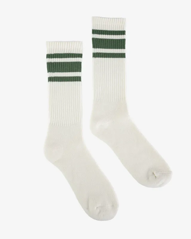 Decka 80s Skater Socks - Olive sold by Iron Heart