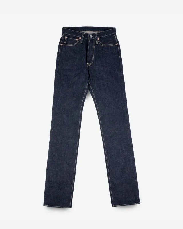 14oz Iron Heart x SJF Selvedge Denim Straight Cut Jeans - Indigo sold by Iron Heart