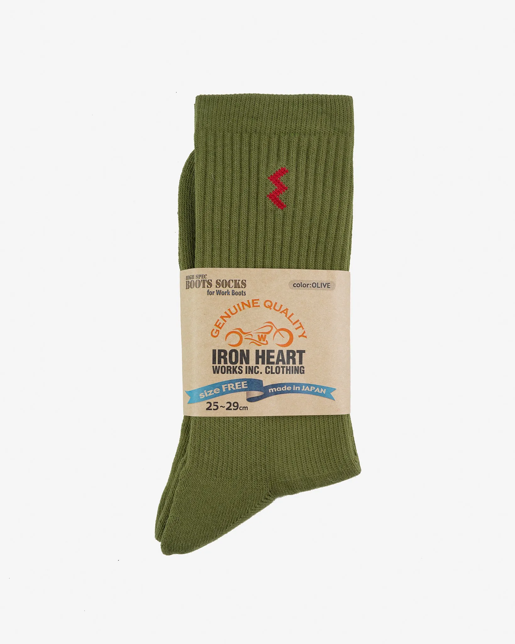 Iron Heart Work Boot Socks - Olive sold by Iron Heart product image thumbnail 2