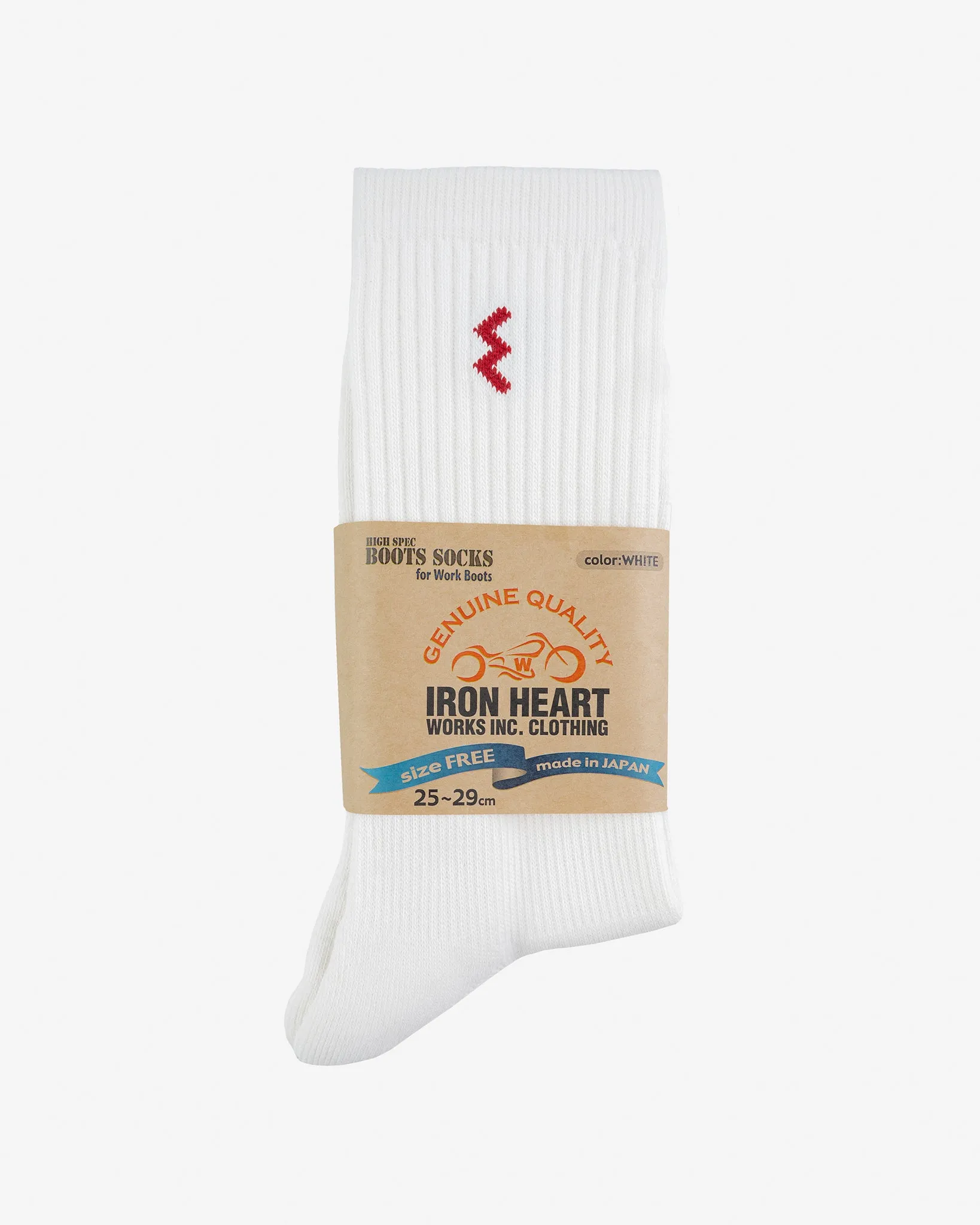 Iron Heart Work Boot Socks - White sold by Iron Heart product image thumbnail 2