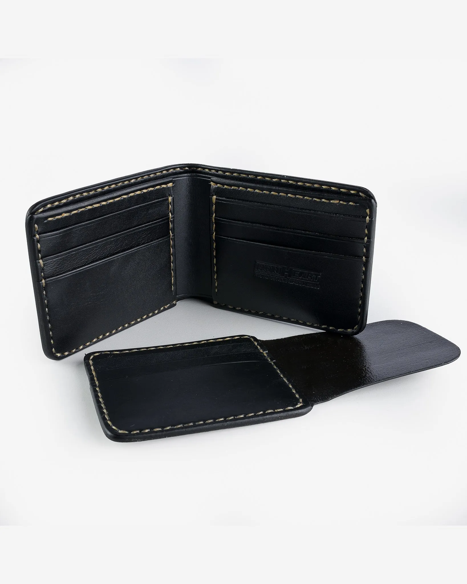 Slimline Small Shell Cordovan Wallet - Navy sold by Iron Heart product image thumbnail 4