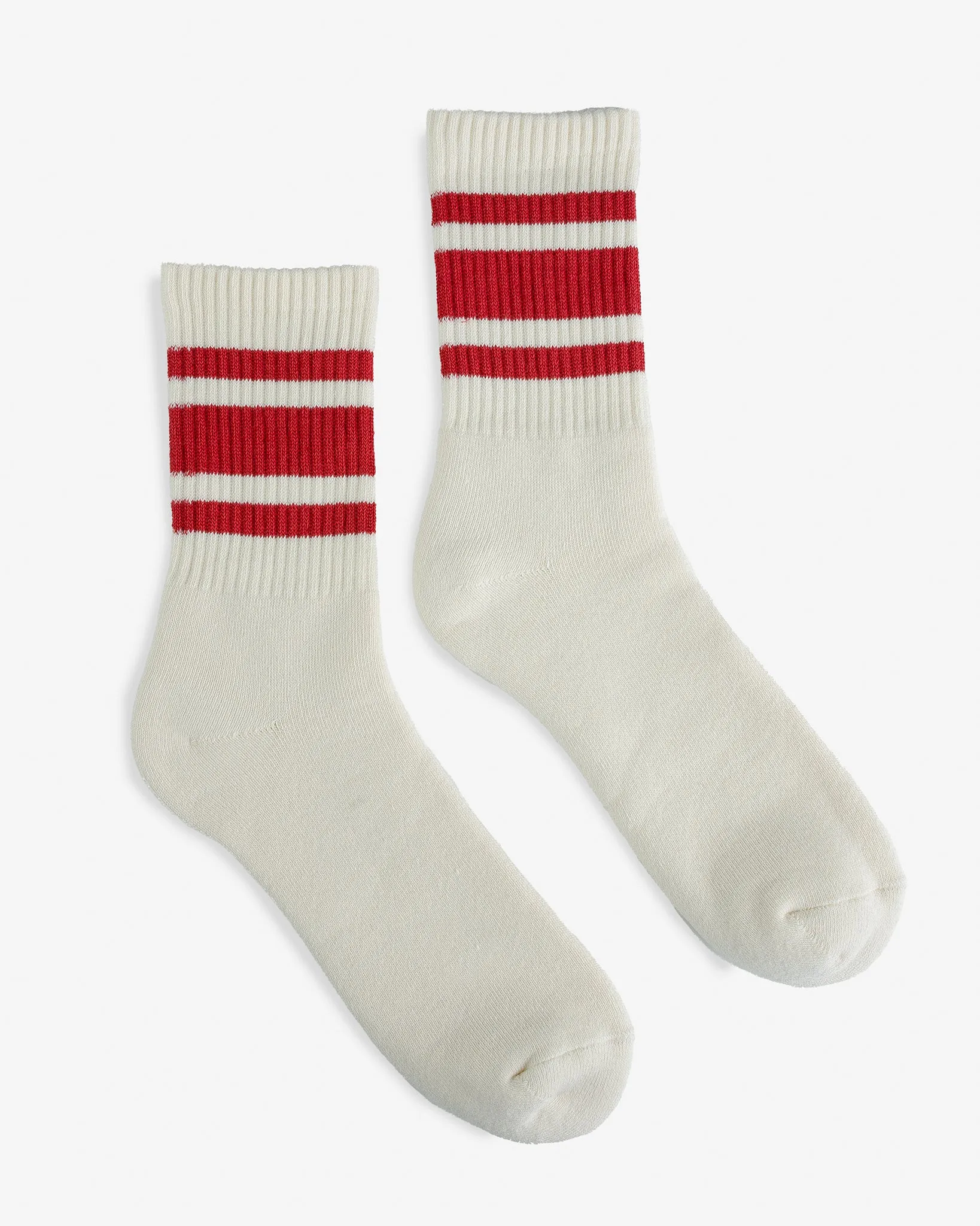 Decka 80s Skater Socks - Short Length - Red sold by Iron Heart