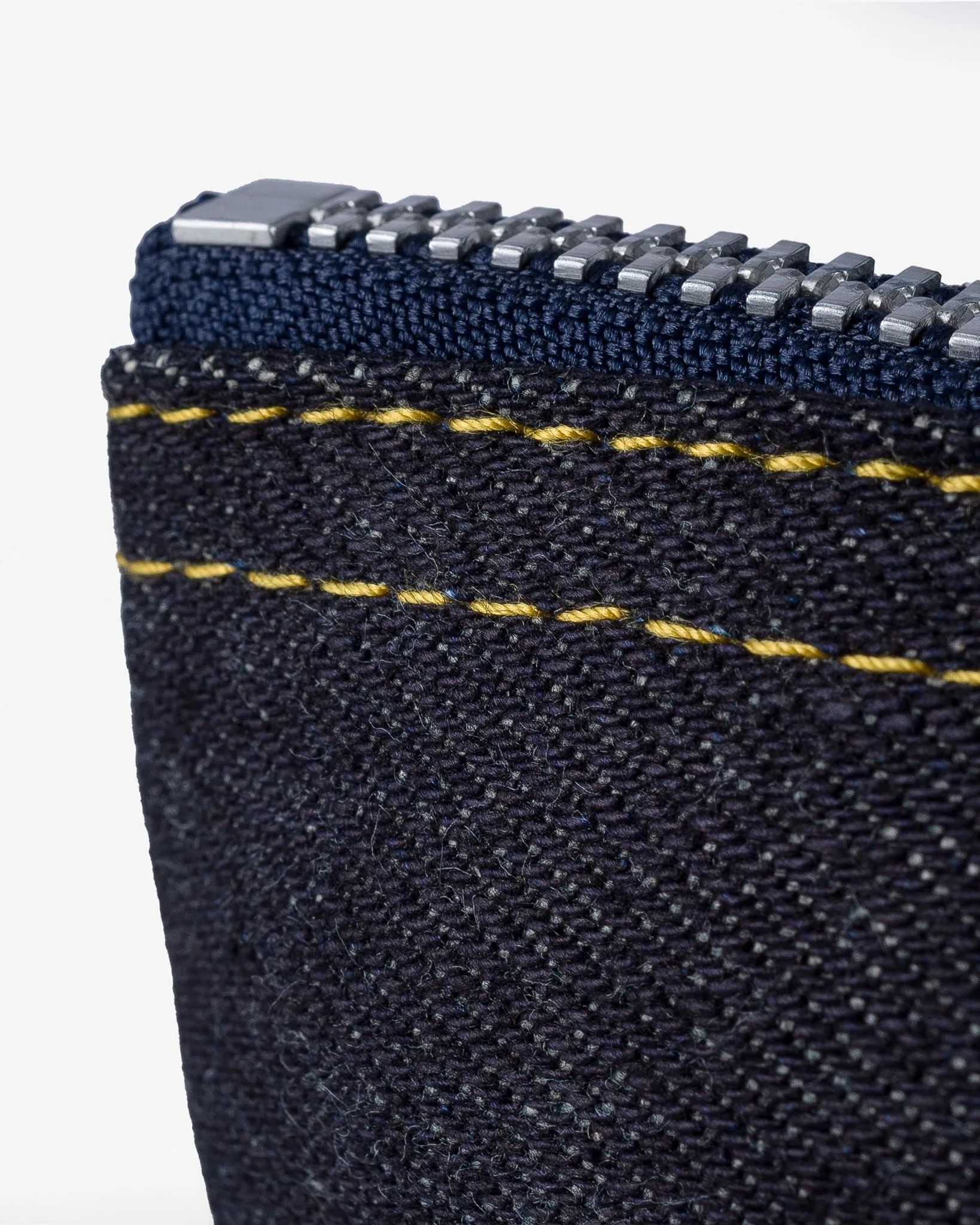 14oz Selvedge Denim Zip-Up Pouch sold by Iron Heart product image thumbnail 5