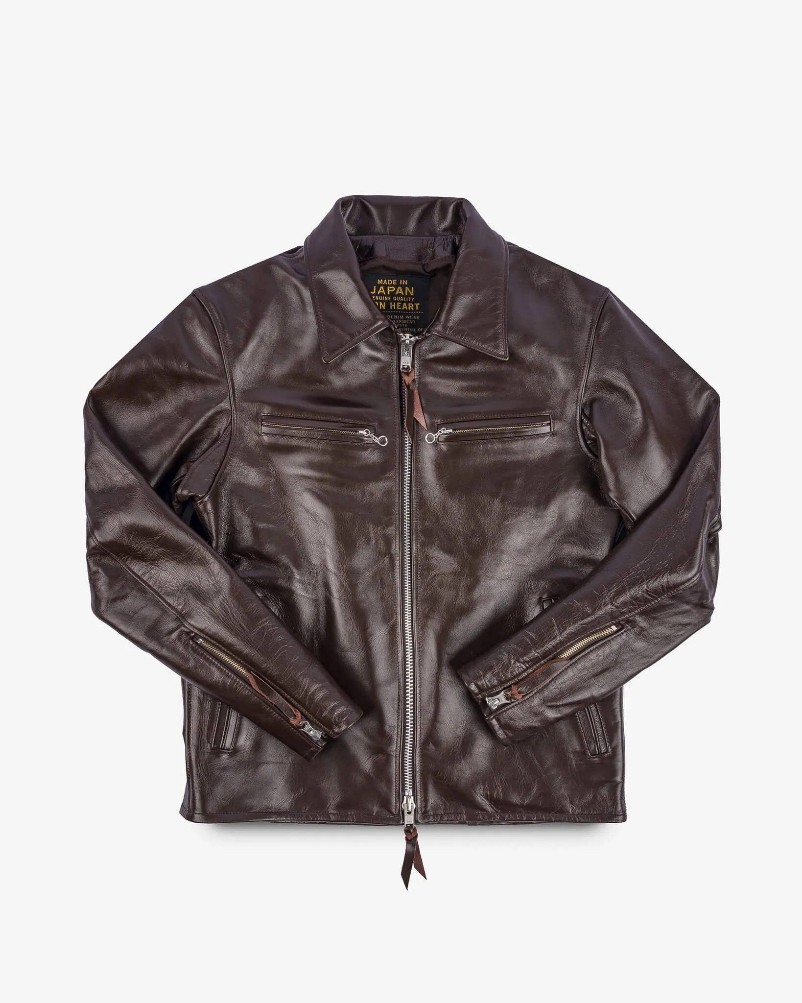 Japanese Horsehide Rider's Jacket - Brown sold by Iron Heart