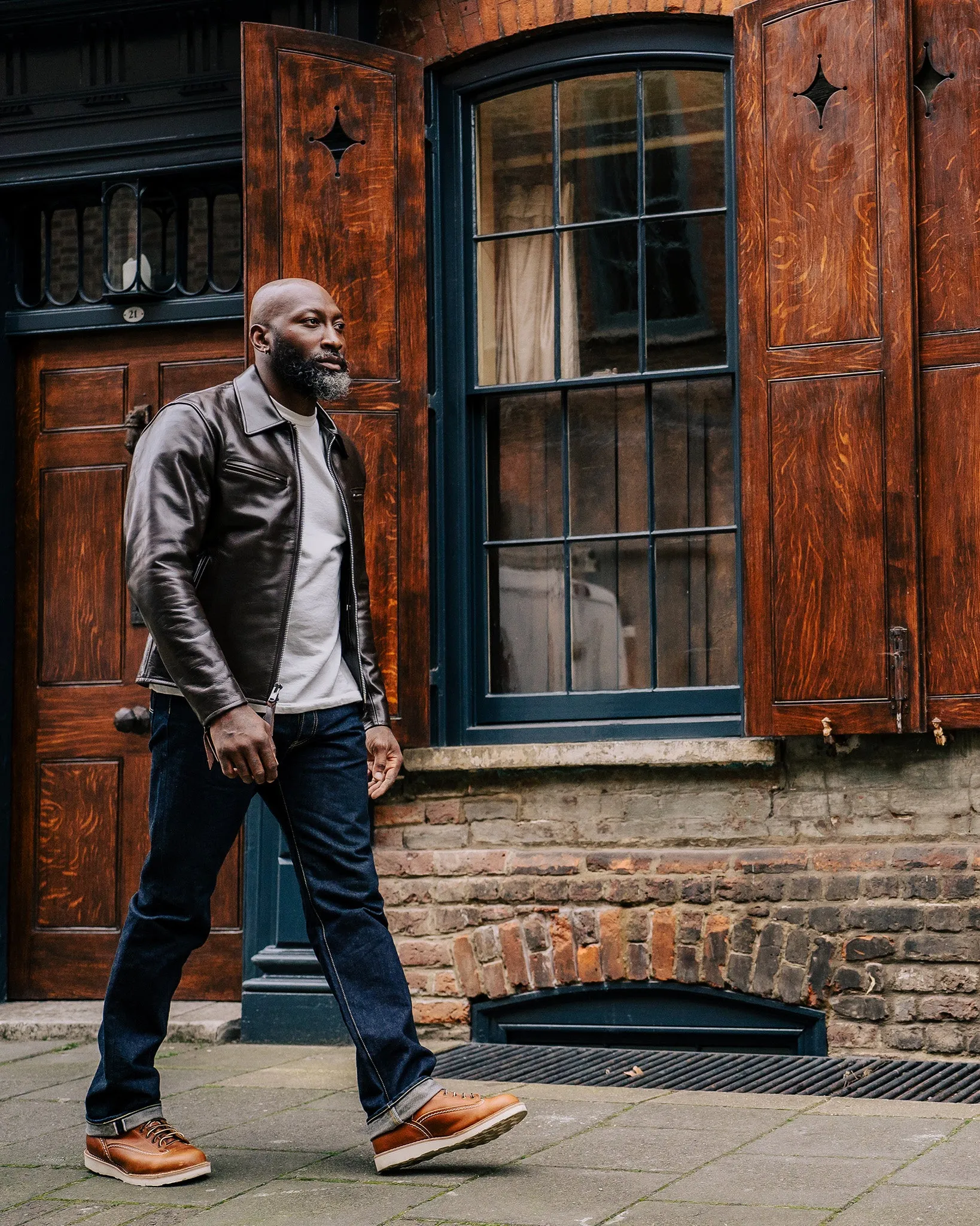 Japanese Horsehide Rider's Jacket - Brown sold by Iron Heart product image thumbnail 5