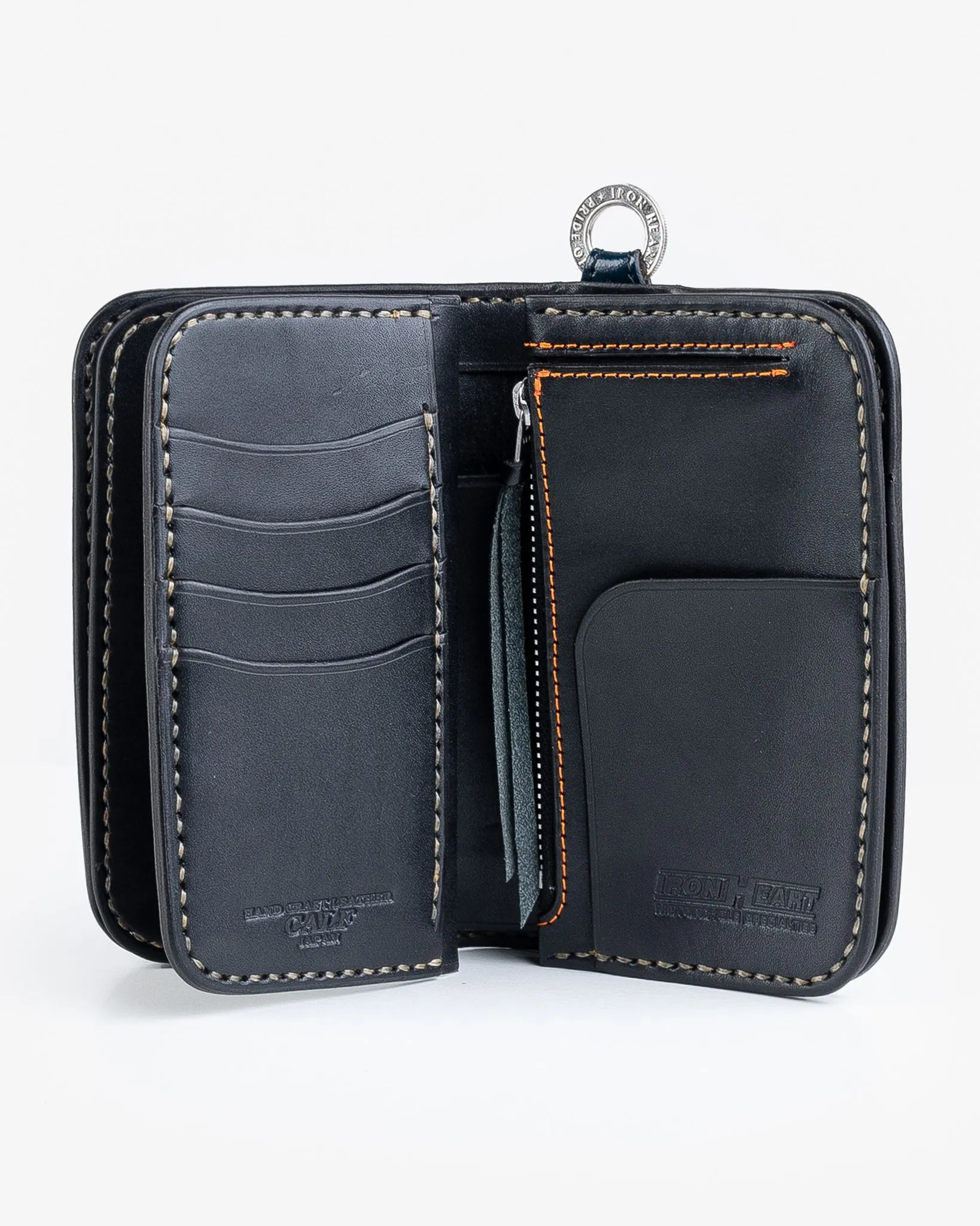 Medium Shell Cordovan Wallet - Navy sold by Iron Heart product image thumbnail 2