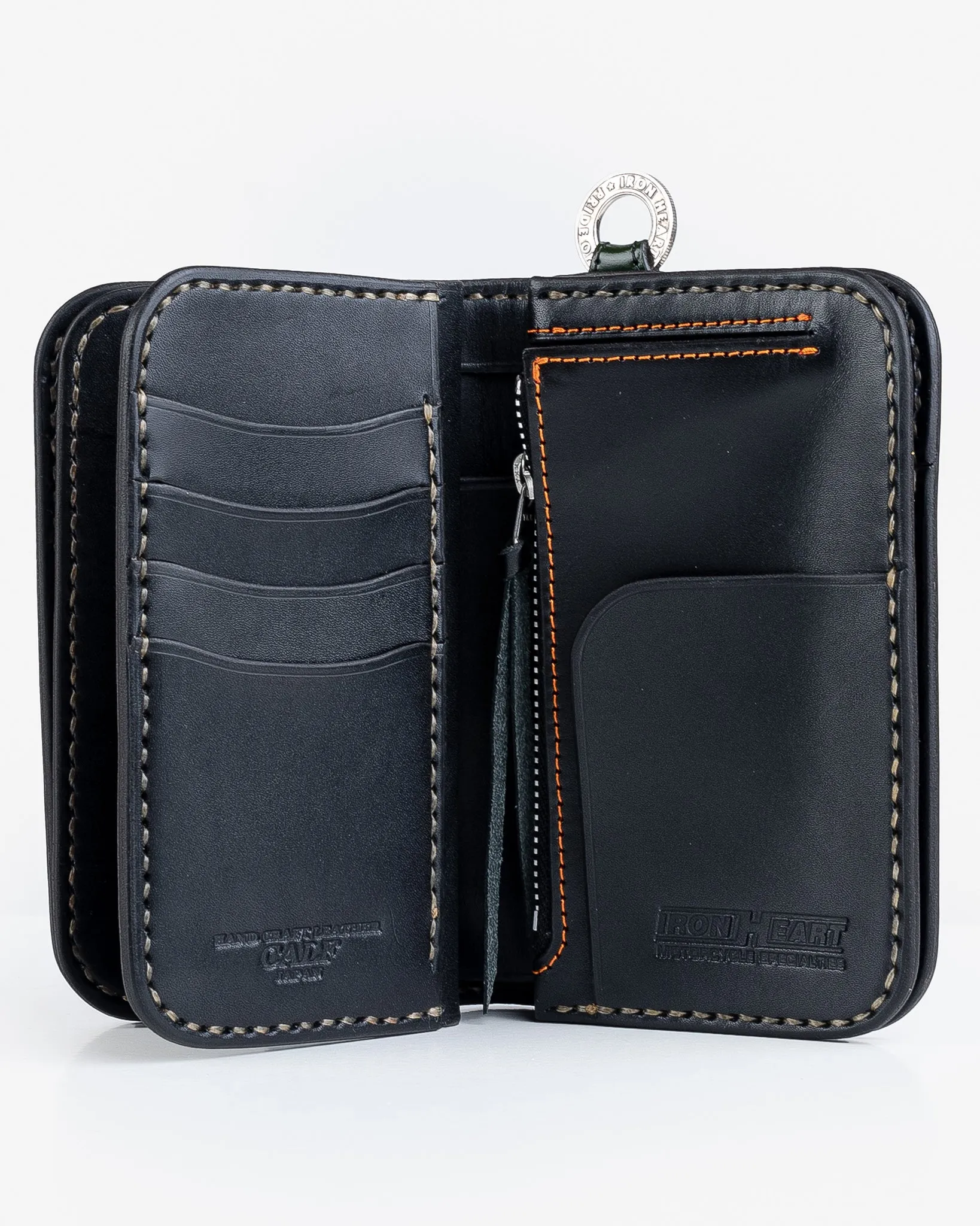 Medium Shell Cordovan Wallet - Green sold by Iron Heart product image thumbnail 2