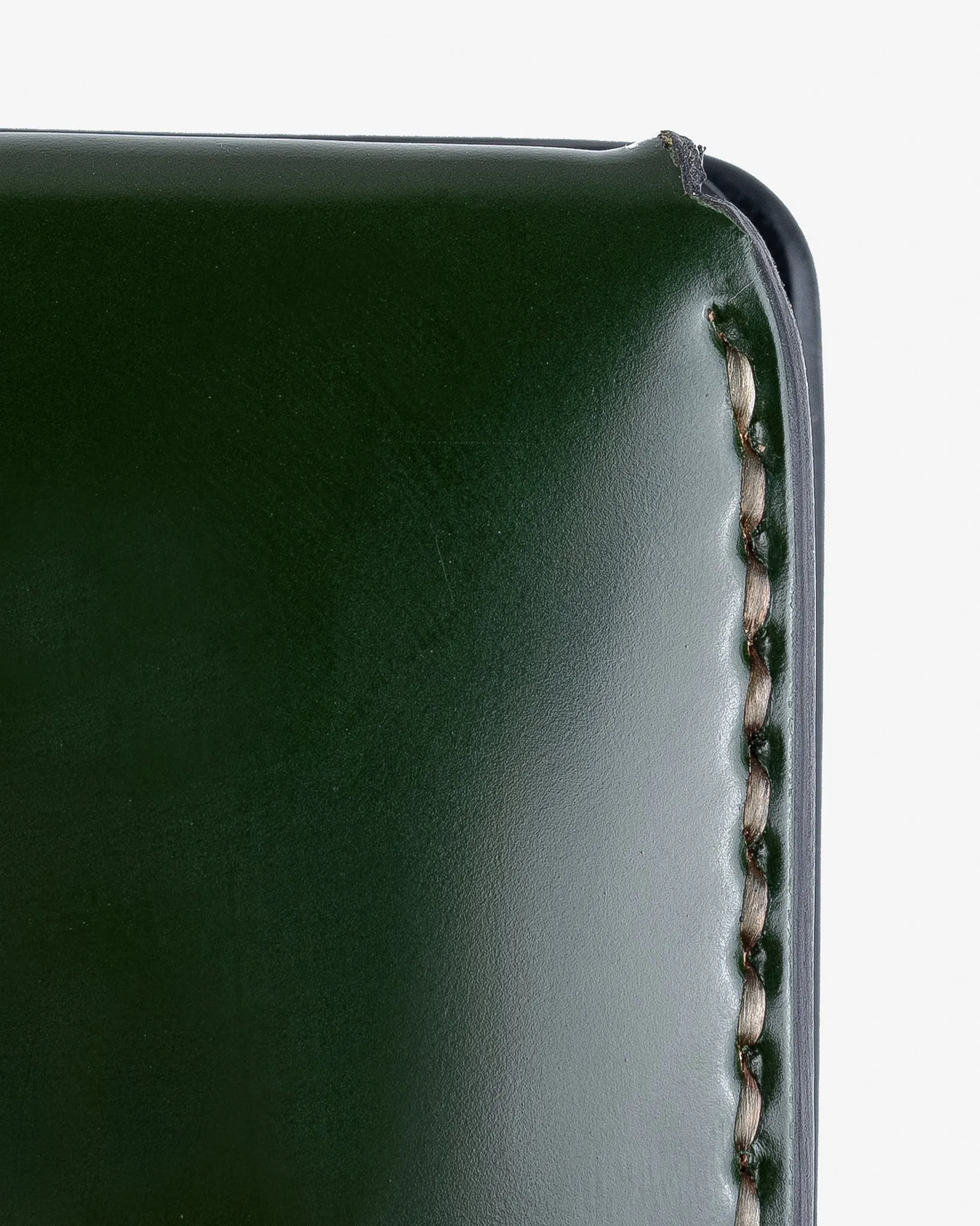 Small Shell Cordovan Wallet - Green sold by Iron Heart product image thumbnail 3