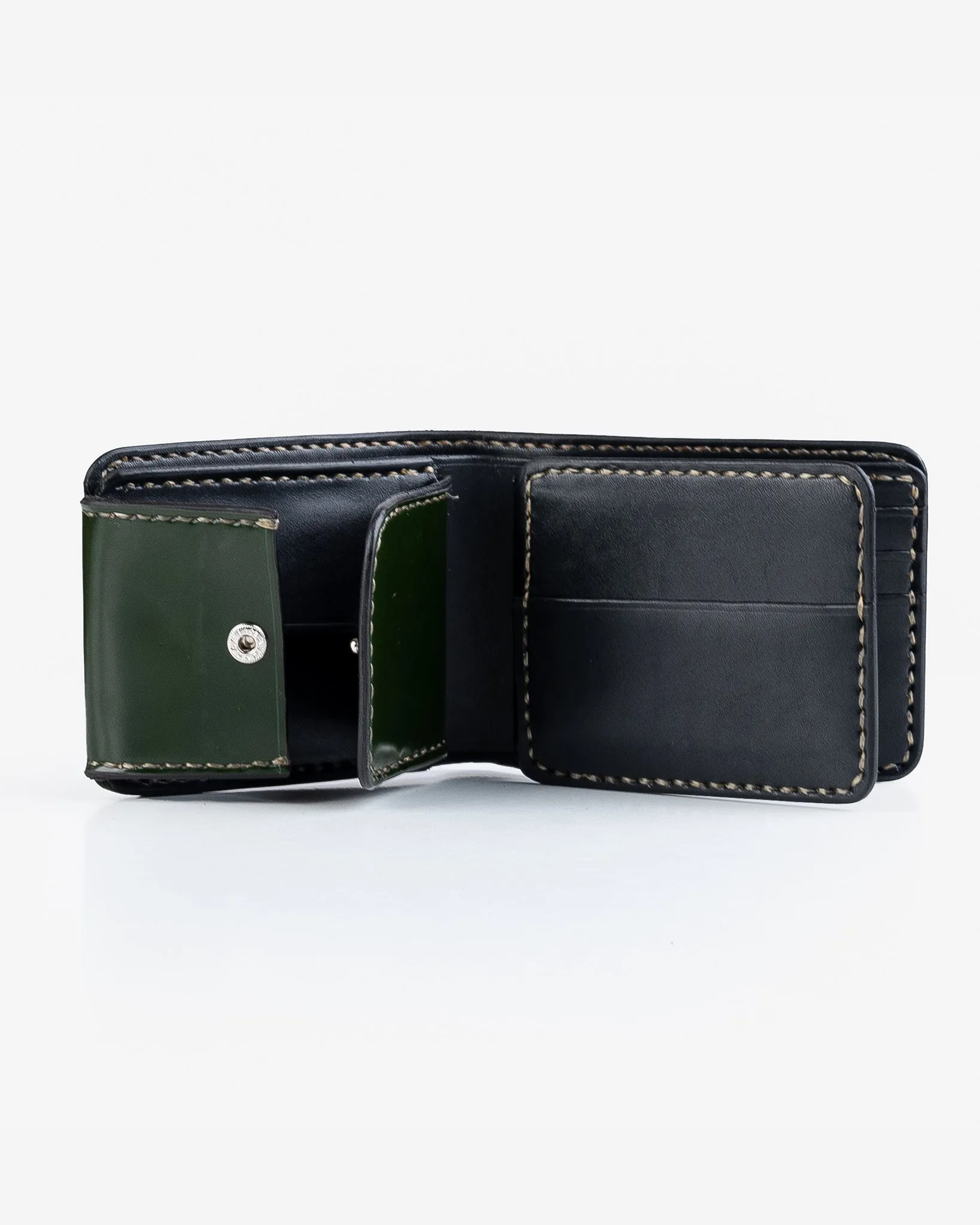 Small Shell Cordovan Wallet - Green sold by Iron Heart product image thumbnail 2