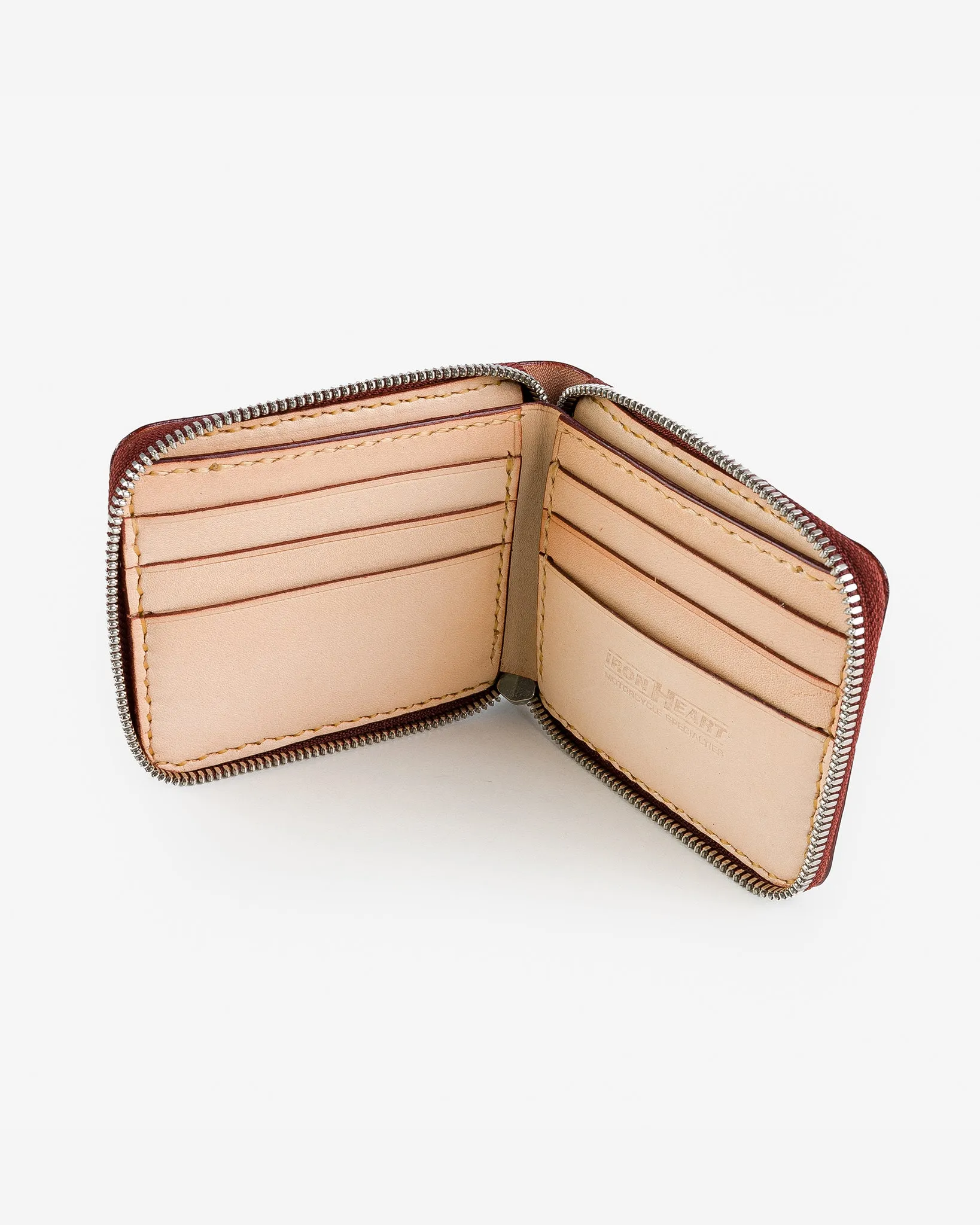 Zip-Secured Shell Cordovan Wallet - Natural sold by Iron Heart product image thumbnail 2