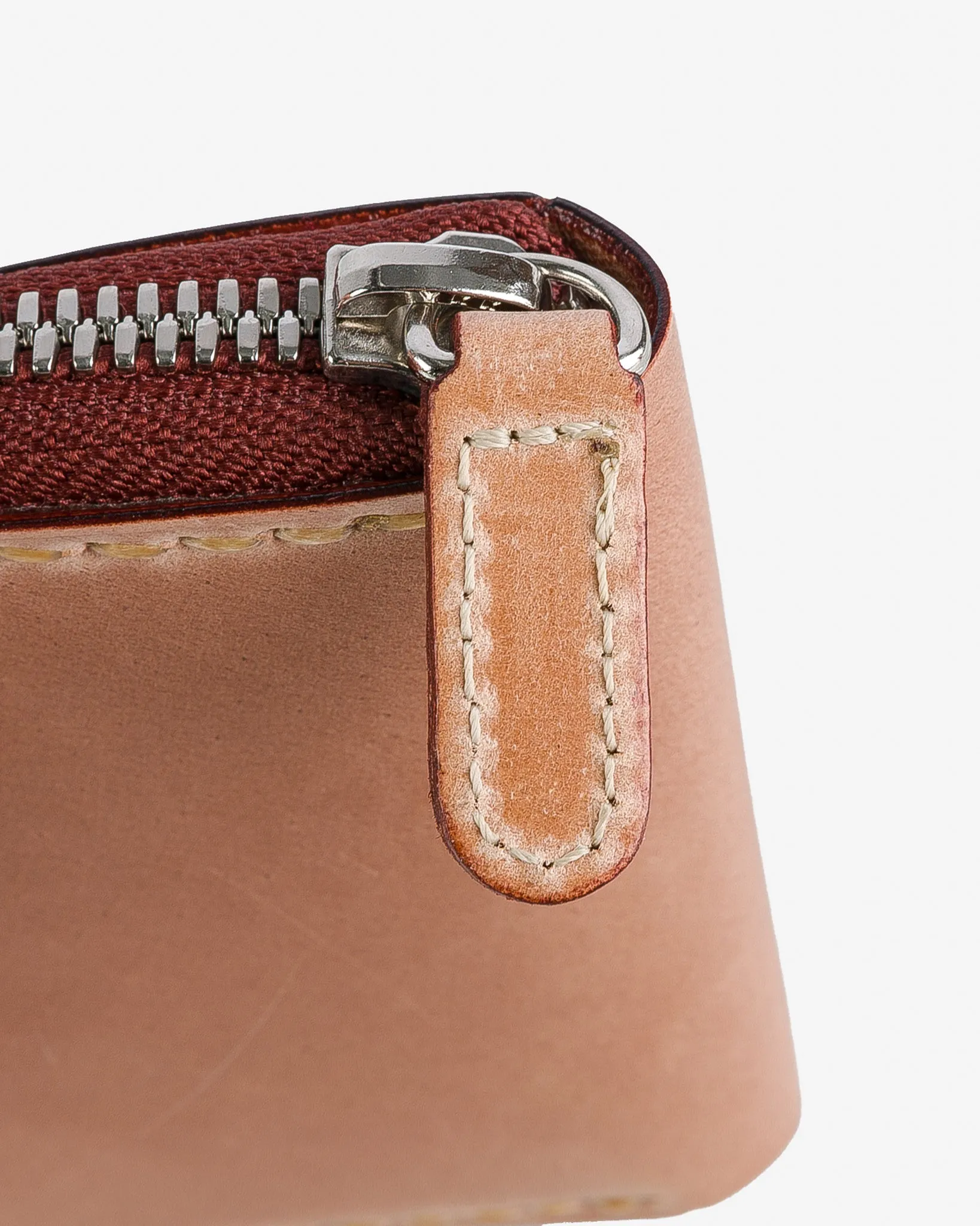 Zip-Secured Shell Cordovan Wallet - Natural sold by Iron Heart product image thumbnail 4