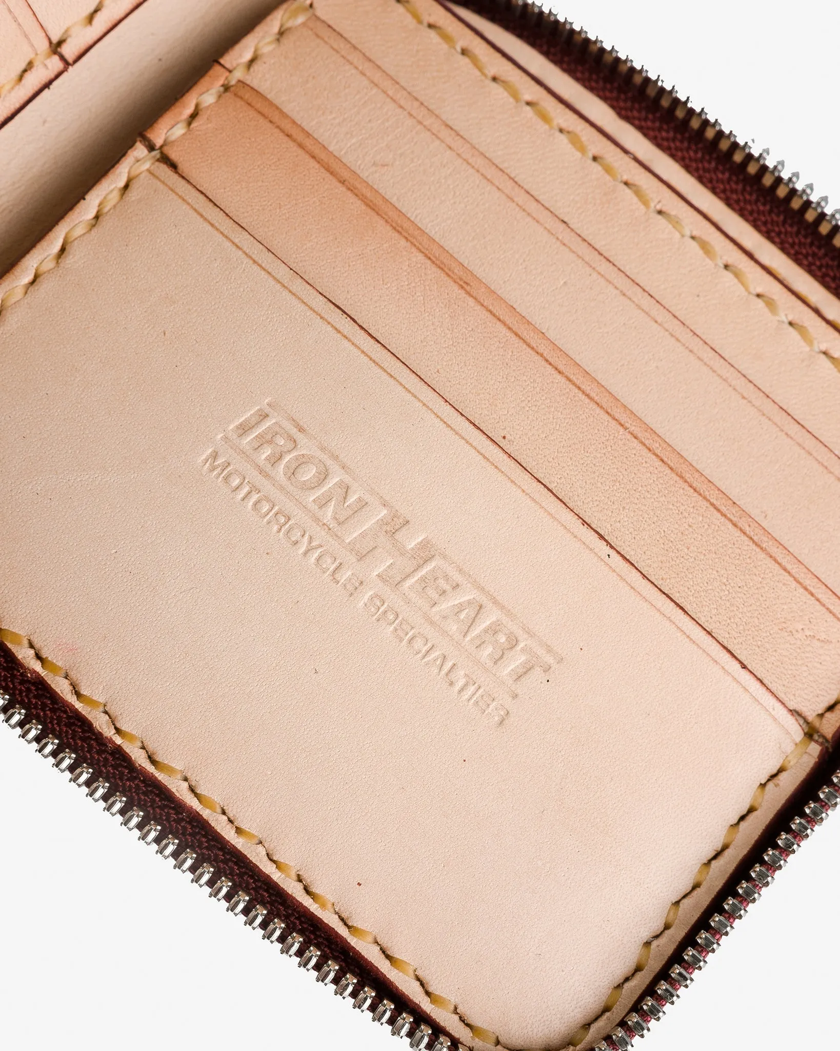 Zip-Secured Shell Cordovan Wallet - Natural sold by Iron Heart product image thumbnail 5