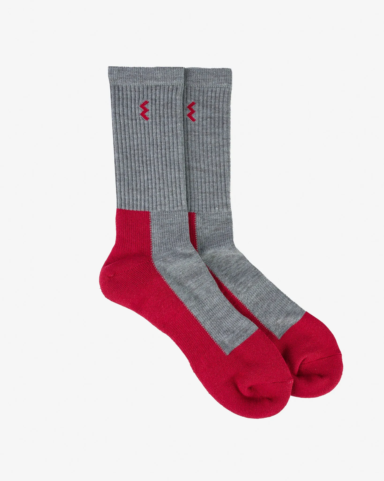 Iron Heart Women's Work Boot Socks - Grey/Red sold by Iron Heart