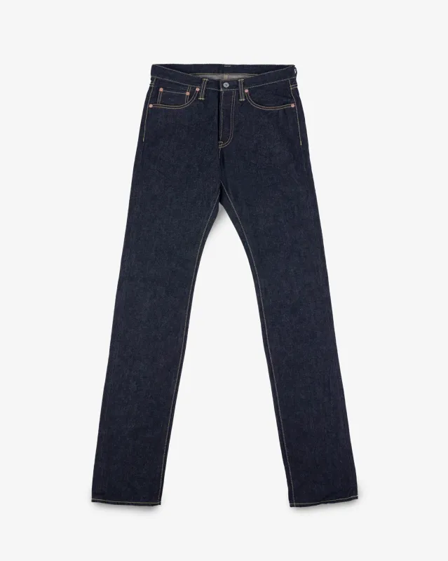 14oz Broken Twill Selvedge Denim Slim Cut Jeans - Indigo sold by Iron Heart