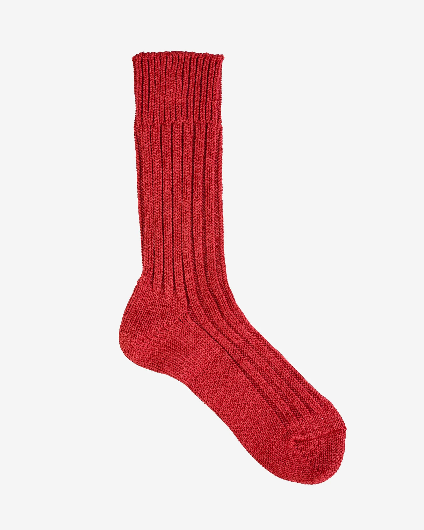 Decka Cased Heavyweight Plain Socks - Burgundy sold by Iron Heart product image thumbnail 3
