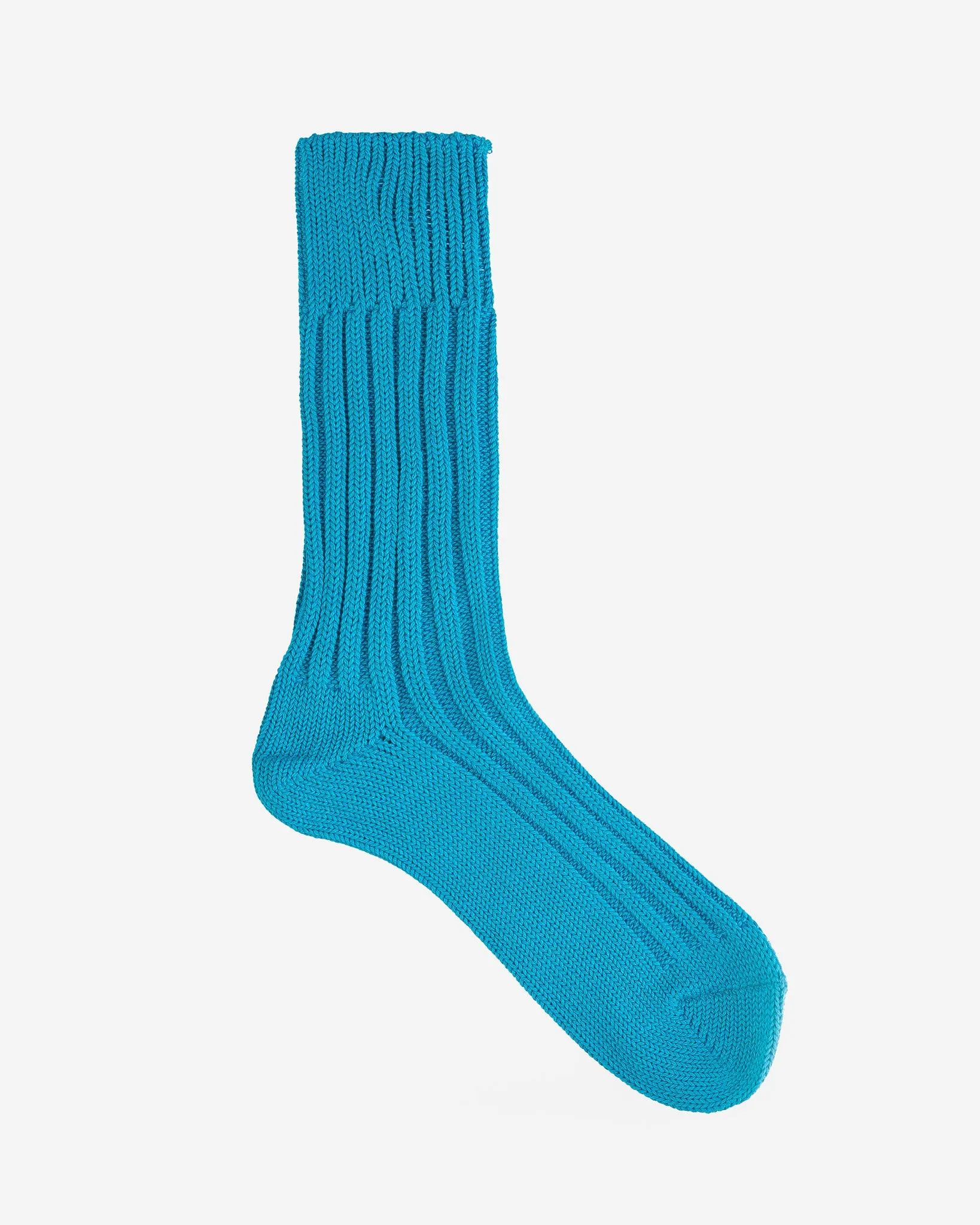Decka Cased Heavyweight Plain Socks - Turquoise sold by Iron Heart product image thumbnail 3