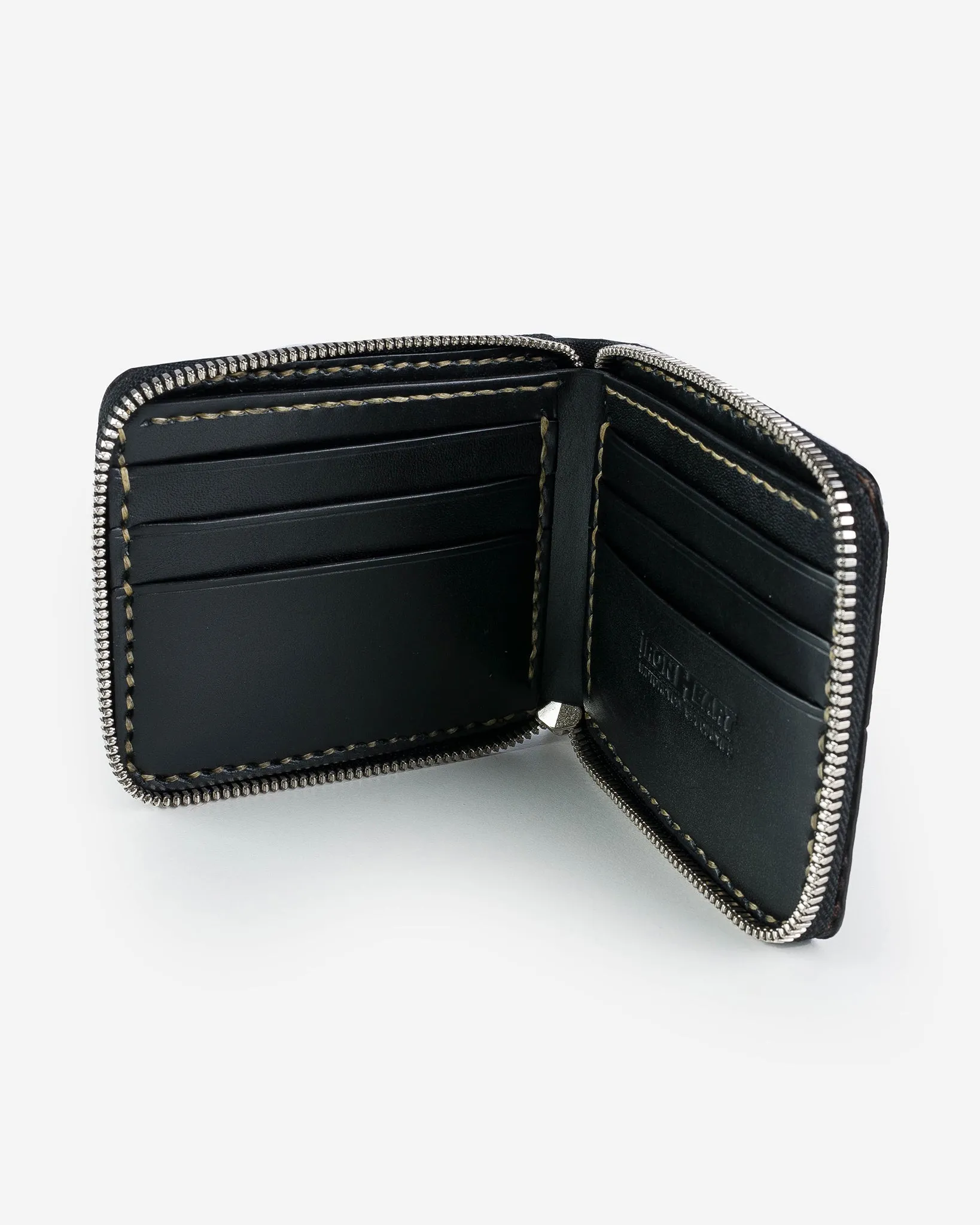 Zip-Secured Shell Cordovan Wallet - Green sold by Iron Heart product image thumbnail 4