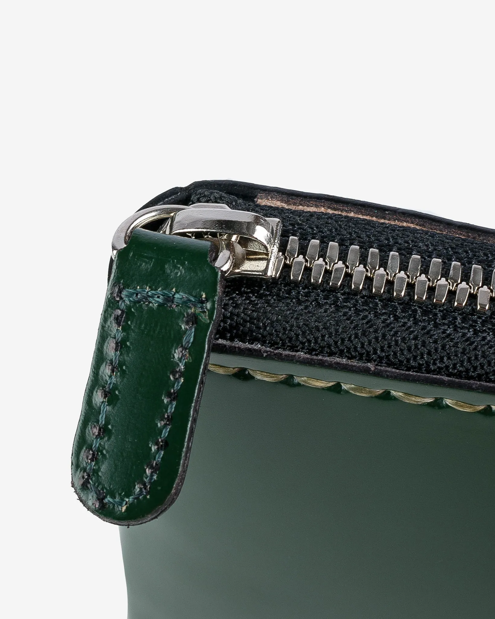 Zip-Secured Shell Cordovan Wallet - Green sold by Iron Heart product image thumbnail 5