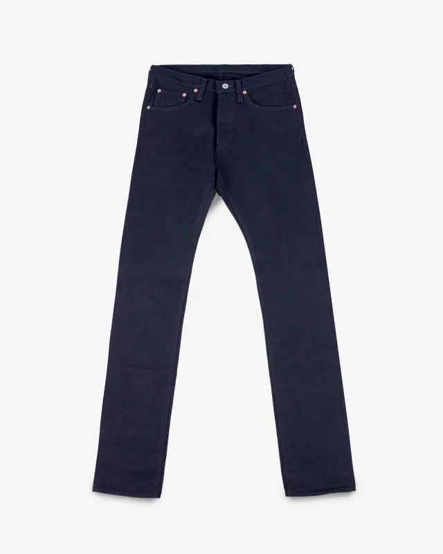 14oz Selvedge Denim Slim Cut Jeans - Indigo/Indigo sold by Iron Heart
