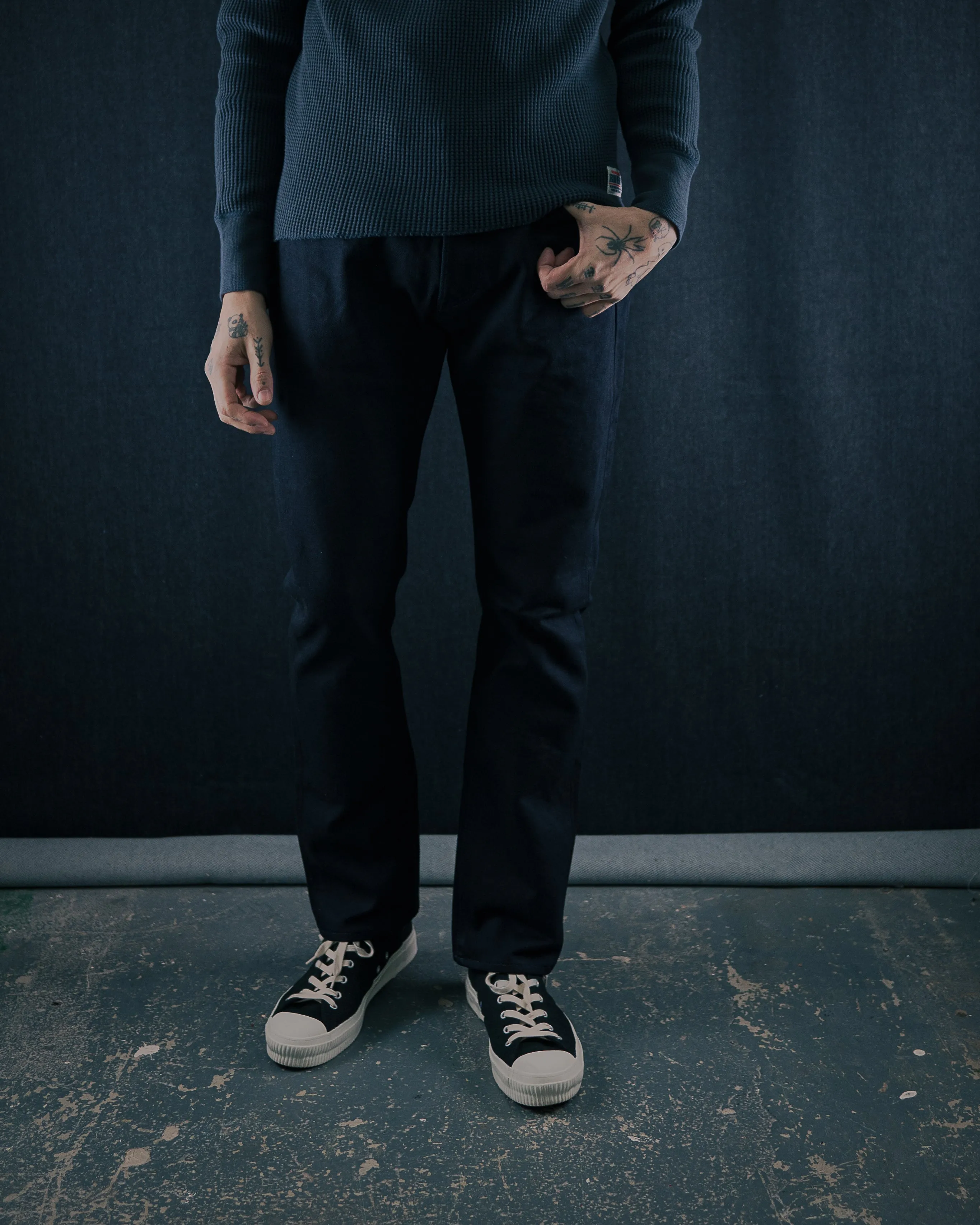 14oz Selvedge Denim Slim Cut Jeans - Indigo/Indigo sold by Iron Heart product image thumbnail 4