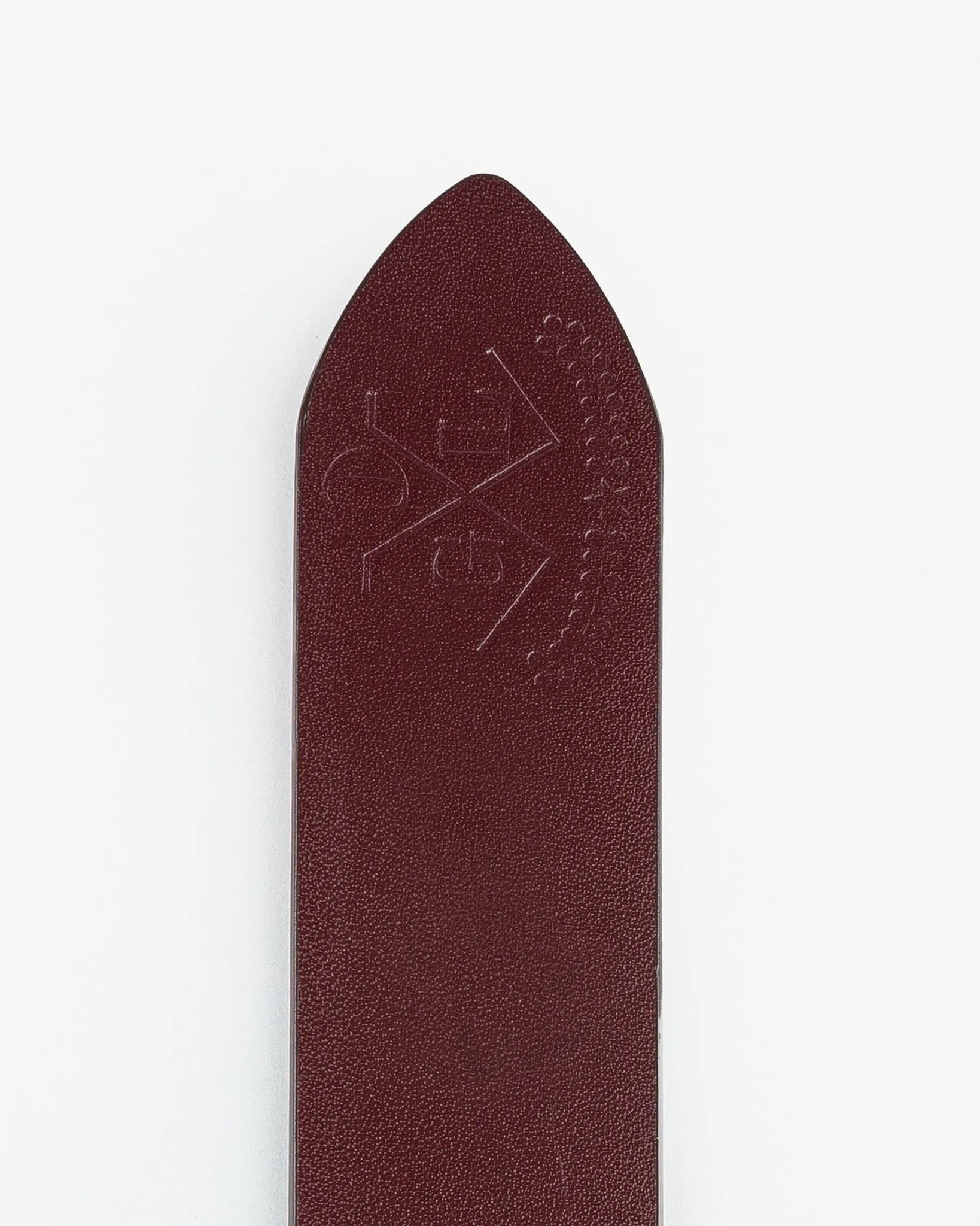 OGL Single Prong Copper Garrison Buckle Leather Belt - Full Dyed Brown sold by Iron Heart product image thumbnail 4