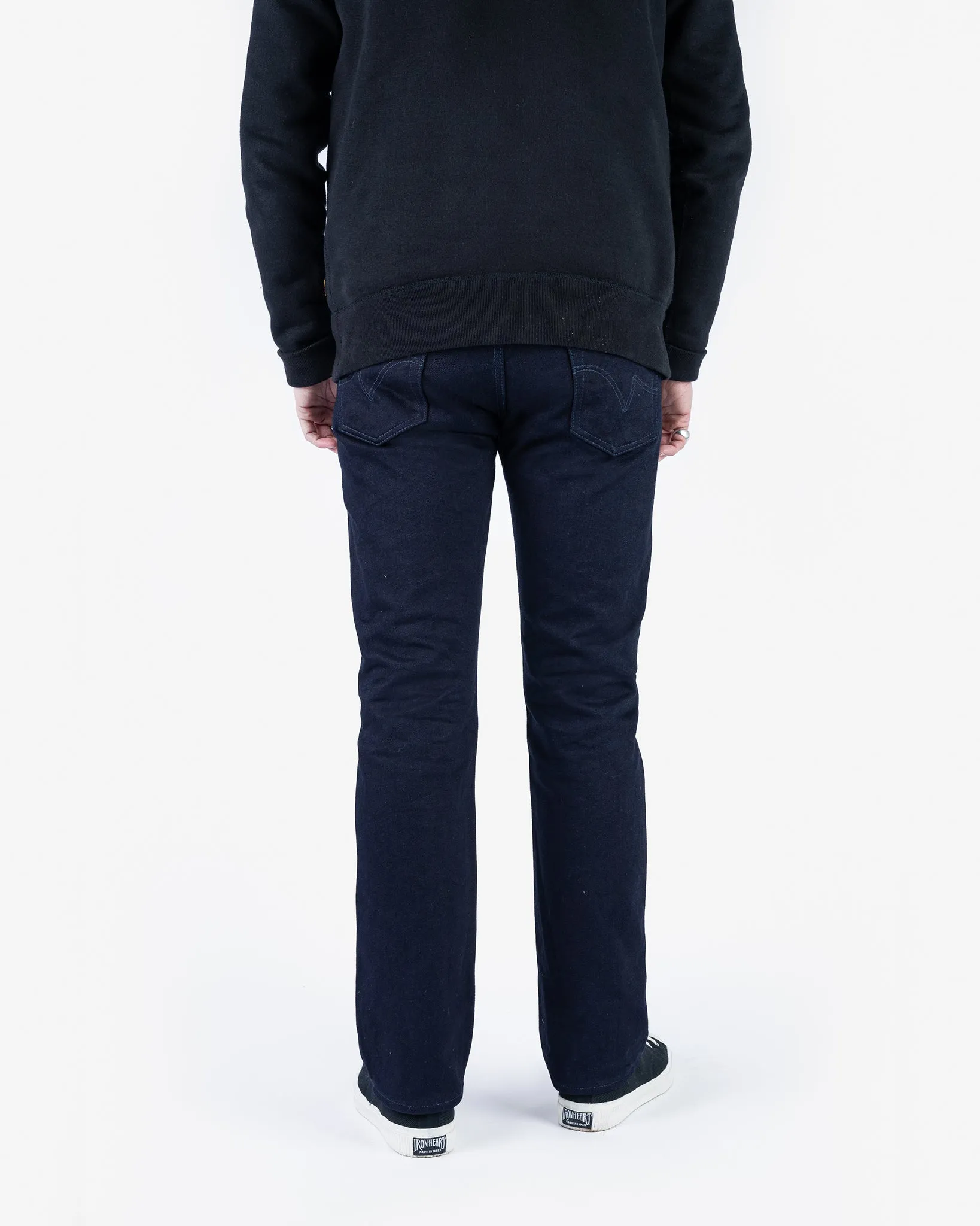 14oz Selvedge Denim Slim Straight Cut Jeans - Indigo/Indigo sold by Iron Heart product image thumbnail 3