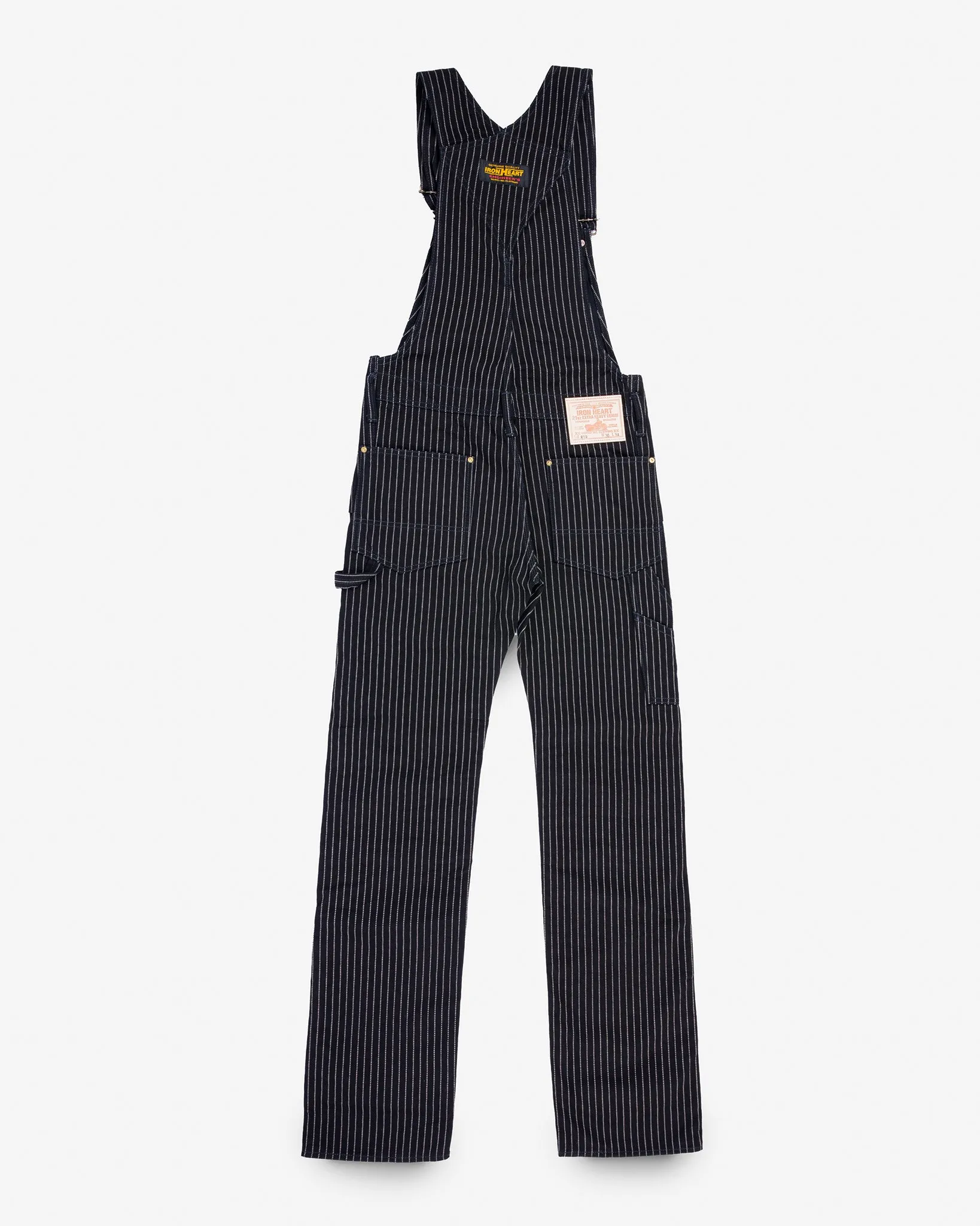 12oz Wabash Double Knee Overalls - Black sold by Iron Heart product image thumbnail 5