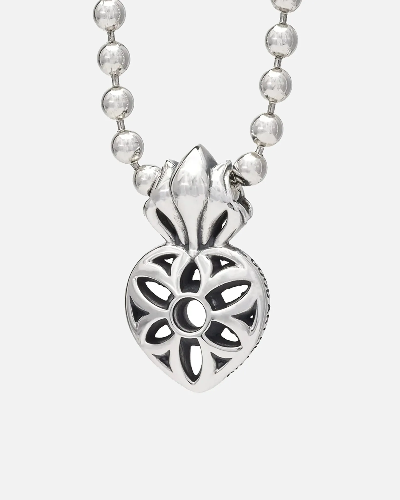 GOOD ART HLYWD Small Sacred Rosette Pendant - Sterling Silver sold by Iron Heart