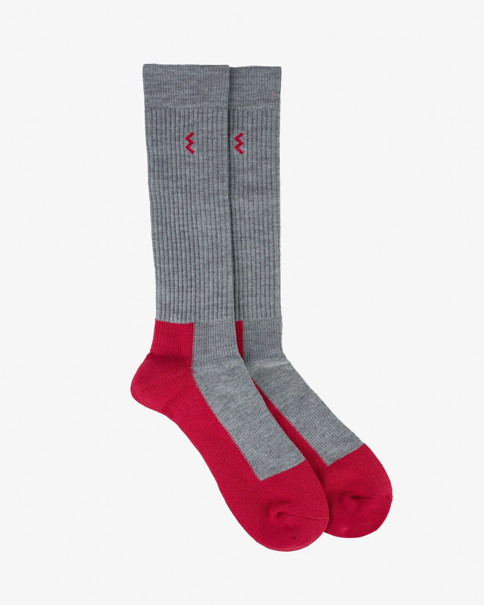 Iron Heart Engineer Socks - Grey/Red sold by Iron Heart