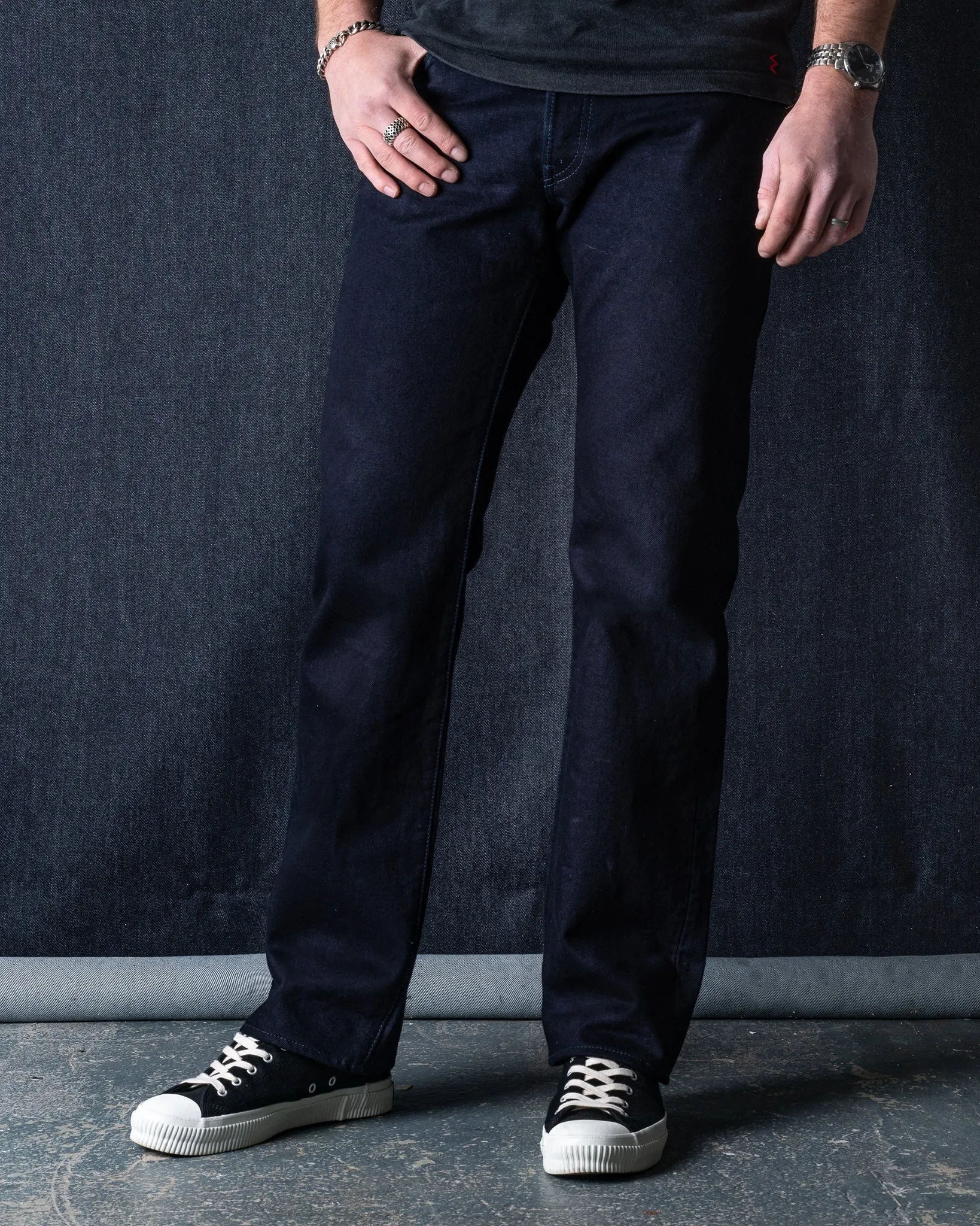 14oz Selvedge Denim Straight Cut Jeans - Indigo/Indigo sold by Iron Heart product image thumbnail 4