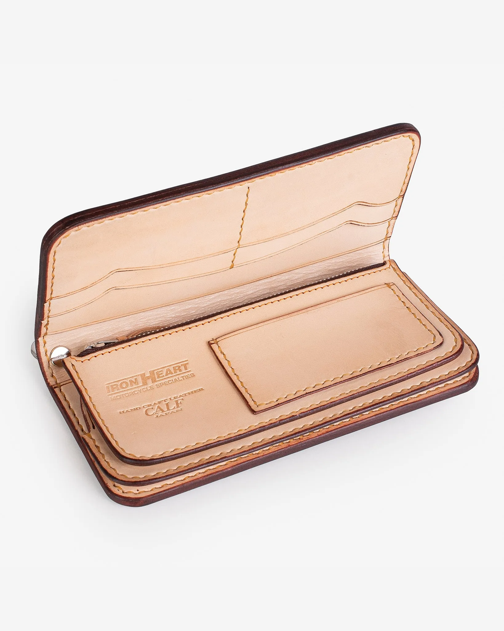 Long Shell Cordovan Wallet - Oxblood sold by Iron Heart product image thumbnail 3