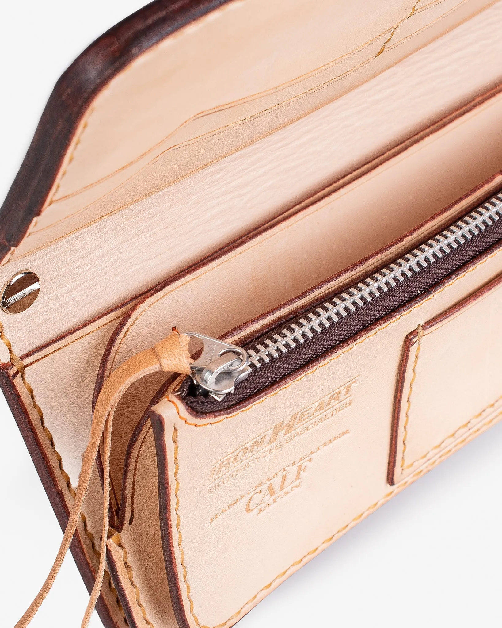 Long Shell Cordovan Wallet - Oxblood sold by Iron Heart product image thumbnail 5