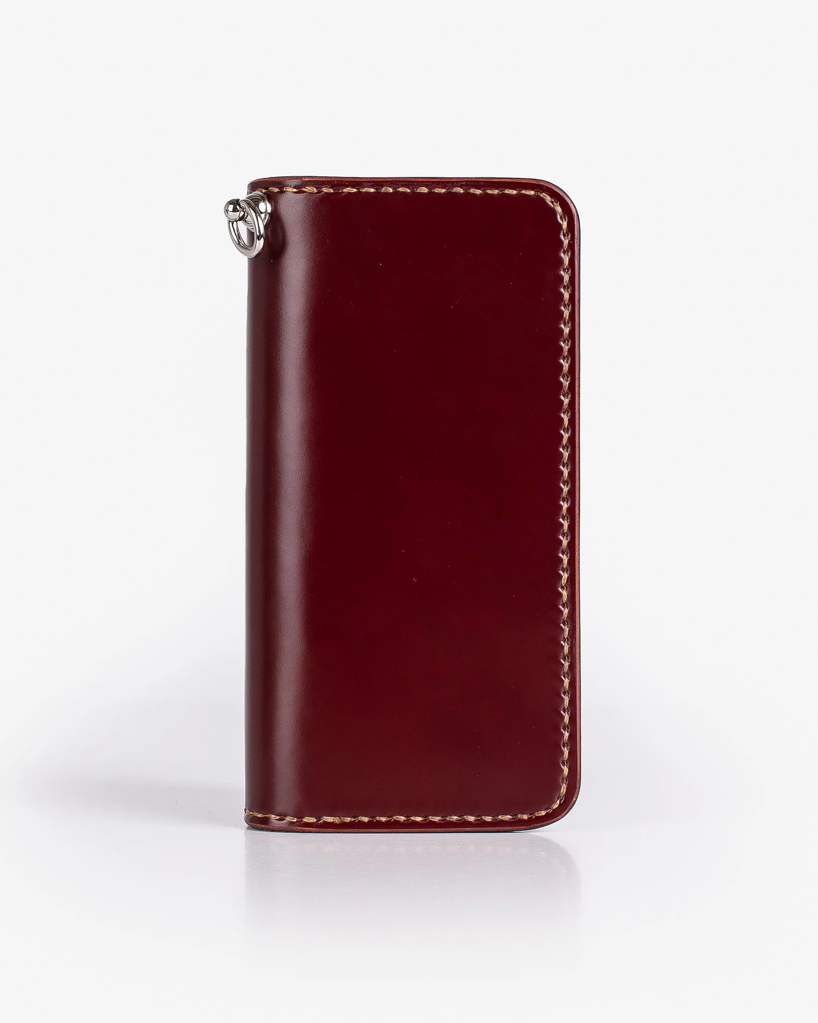 Long Shell Cordovan Wallet - Oxblood sold by Iron Heart
