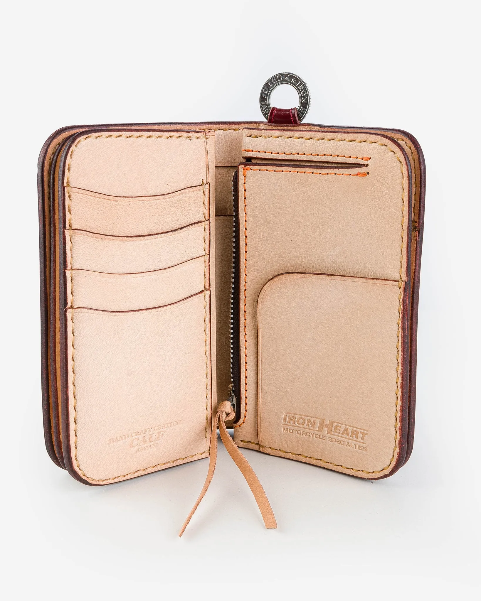 Medium Shell Cordovan Wallet - Ox Blood sold by Iron Heart product image thumbnail 5