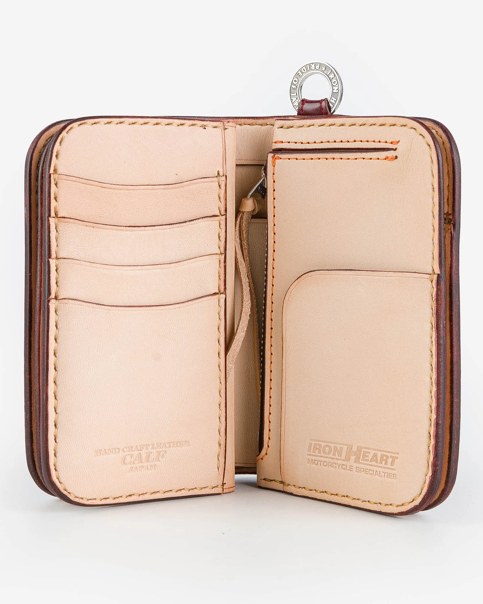 Medium Shell Cordovan Wallet - Ox Blood sold by Iron Heart product image thumbnail 3