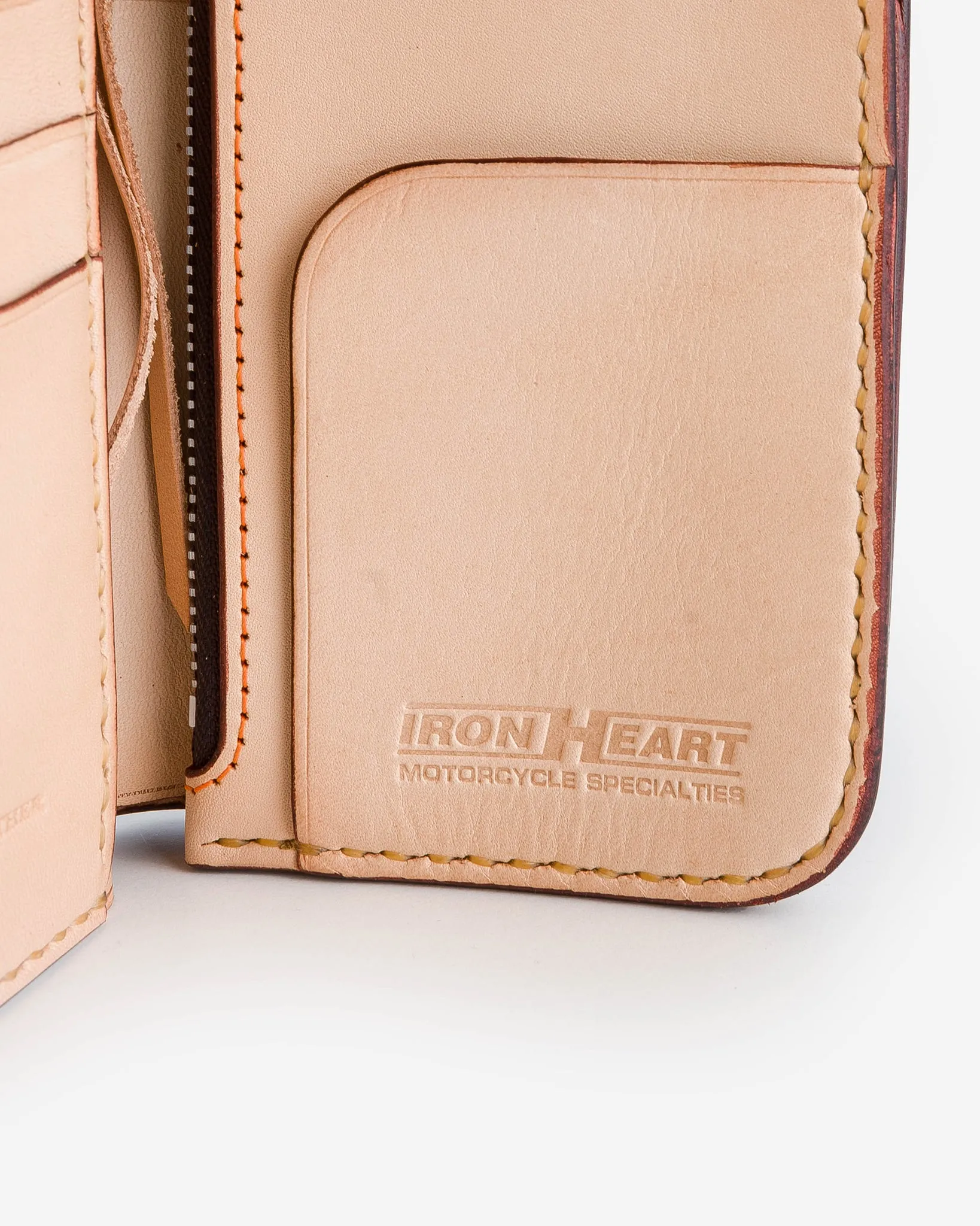 Medium Shell Cordovan Wallet - Ox Blood sold by Iron Heart product image thumbnail 4