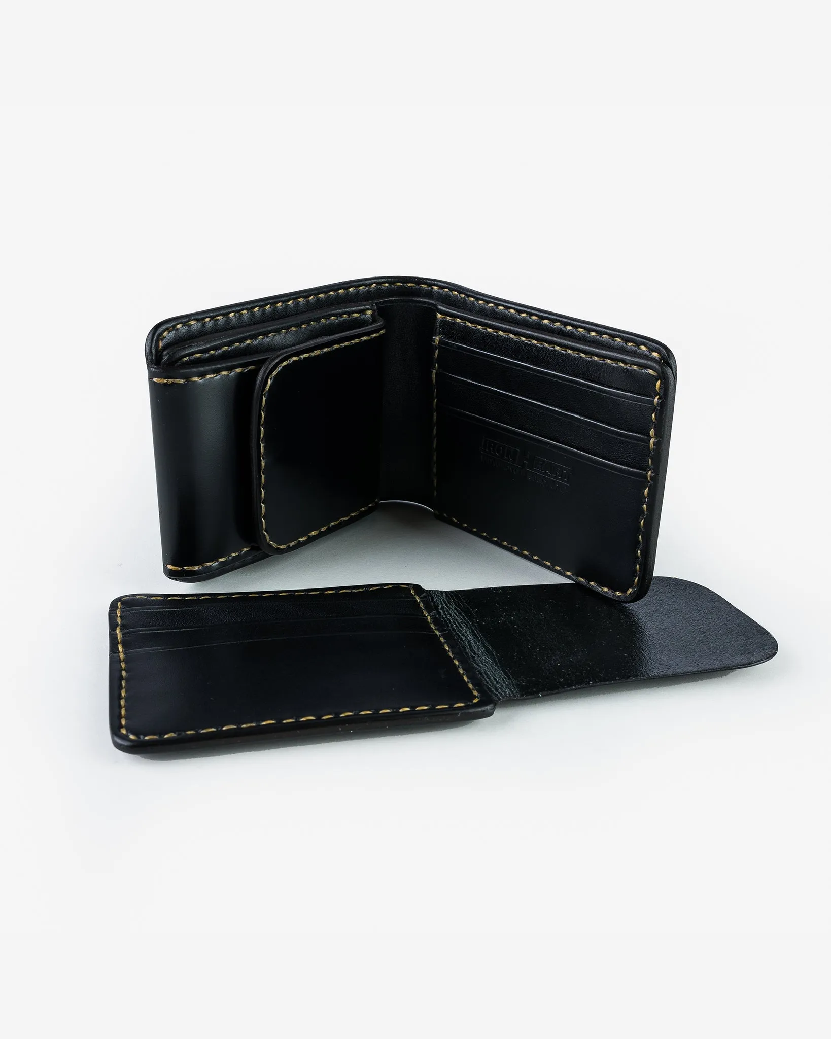 Small Shell Cordovan Wallet - Black sold by Iron Heart product image thumbnail 3