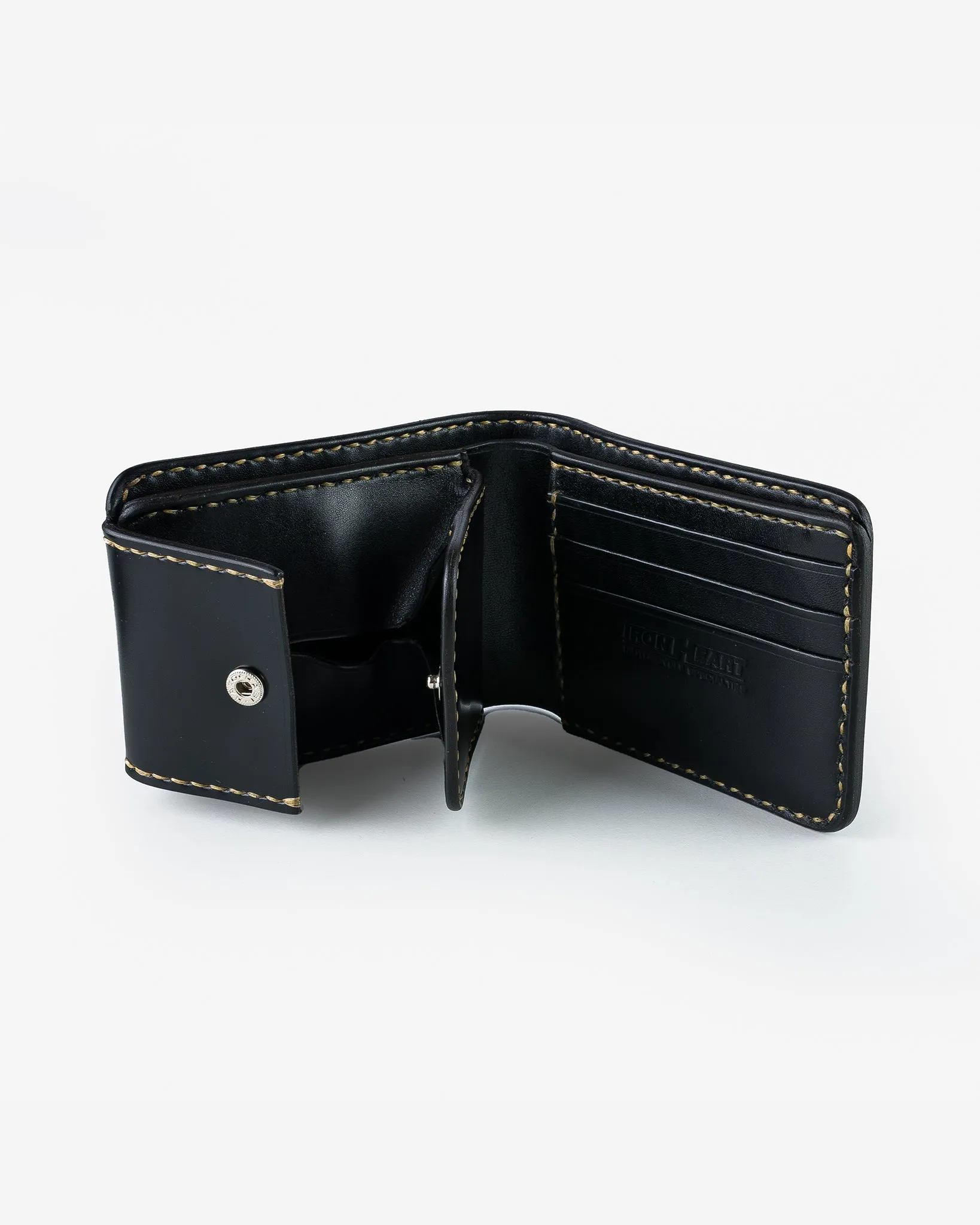 Small Shell Cordovan Wallet - Black sold by Iron Heart product image thumbnail 5