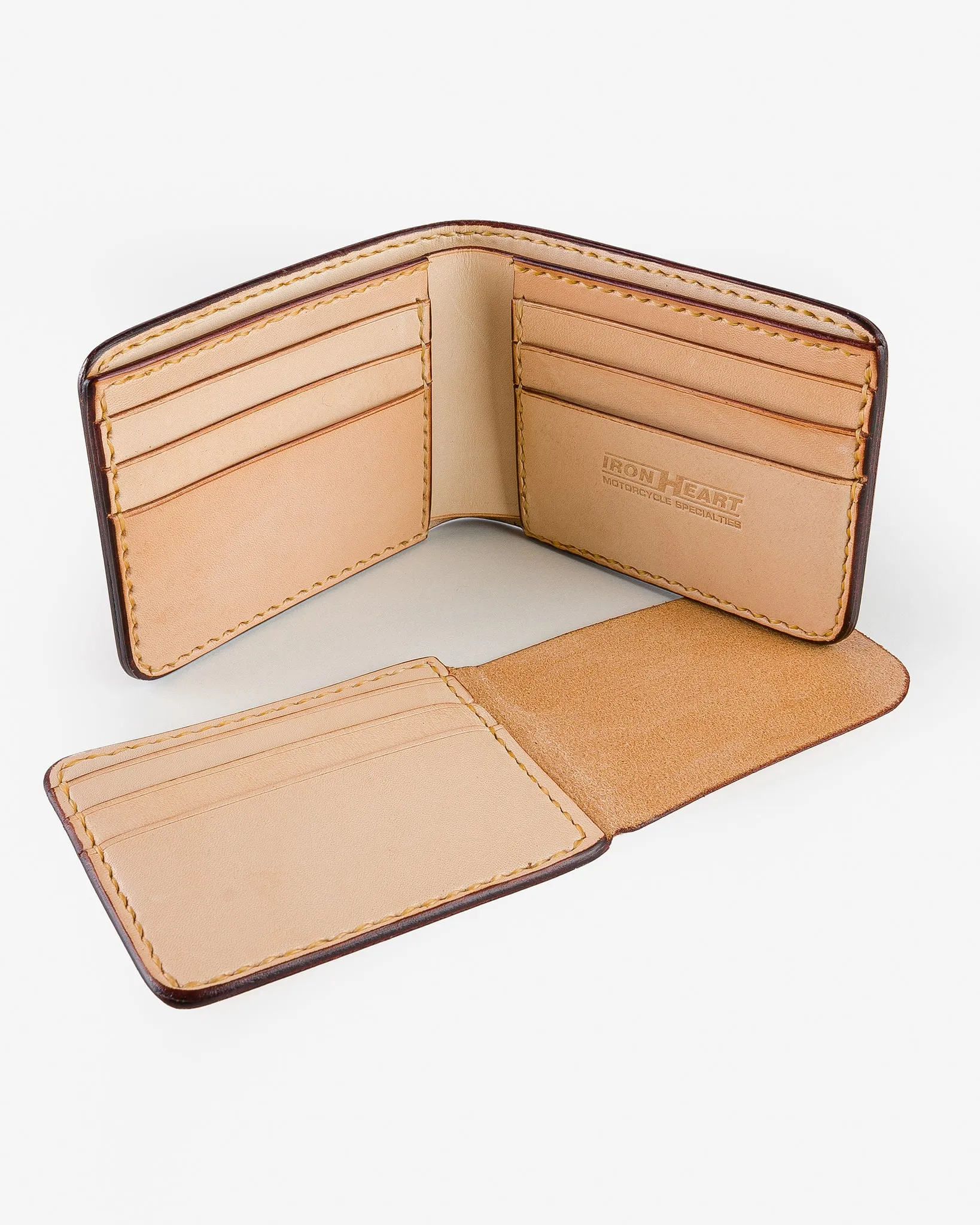 Slimline Small Shell Cordovan Wallet - Natural sold by Iron Heart product image thumbnail 5