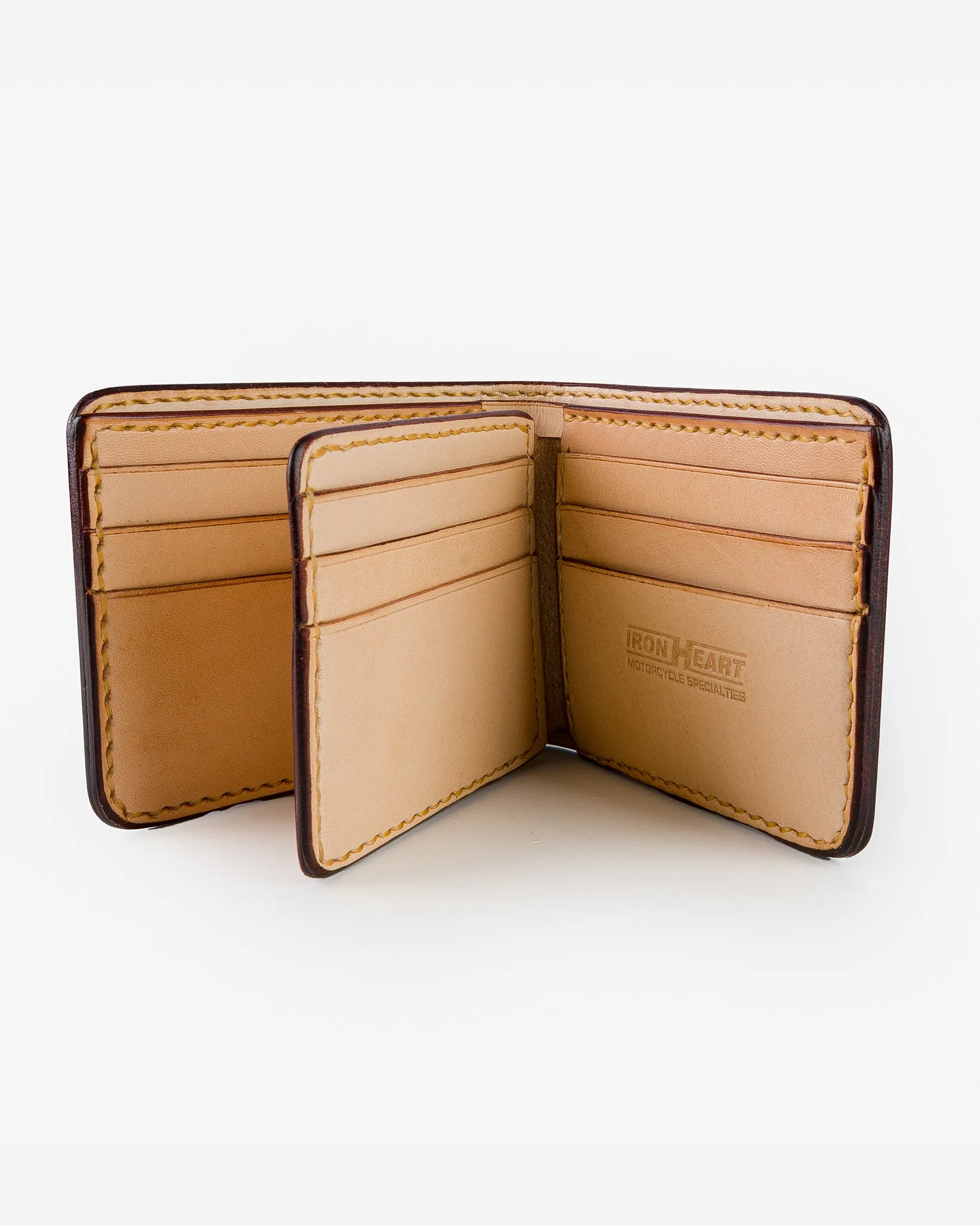 Slimline Small Shell Cordovan Wallet - Natural sold by Iron Heart product image thumbnail 2