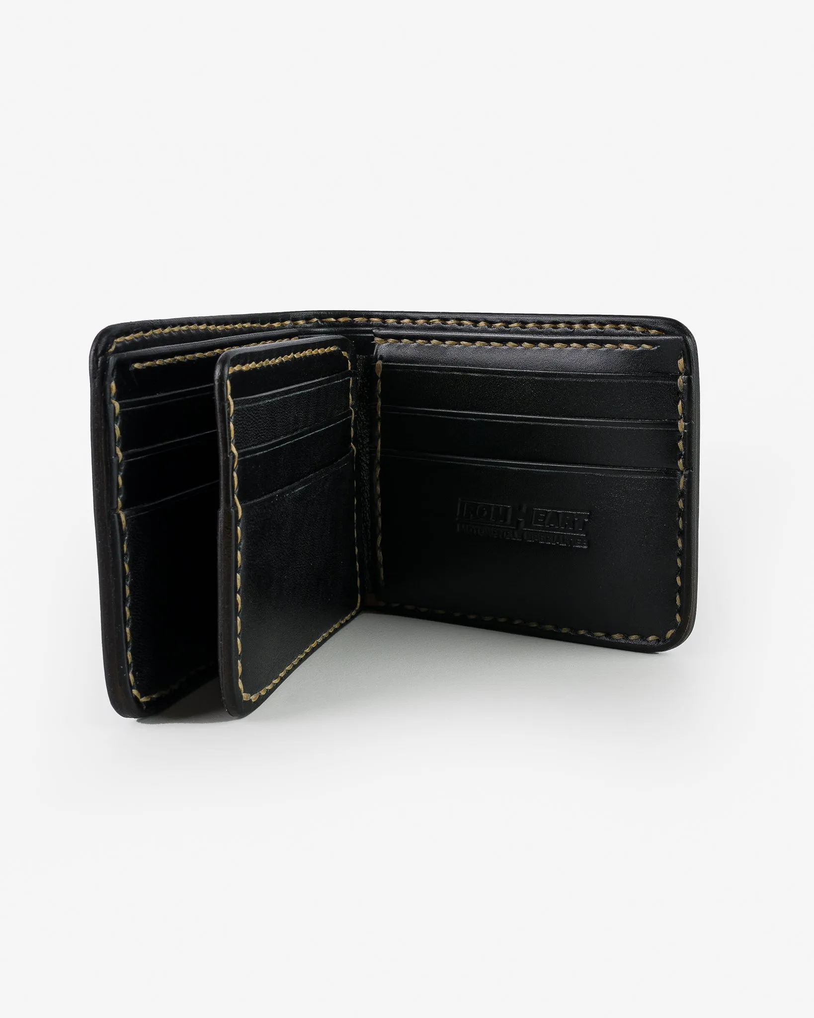 Slimline Small Shell Cordovan Wallet - Black sold by Iron Heart product image thumbnail 2