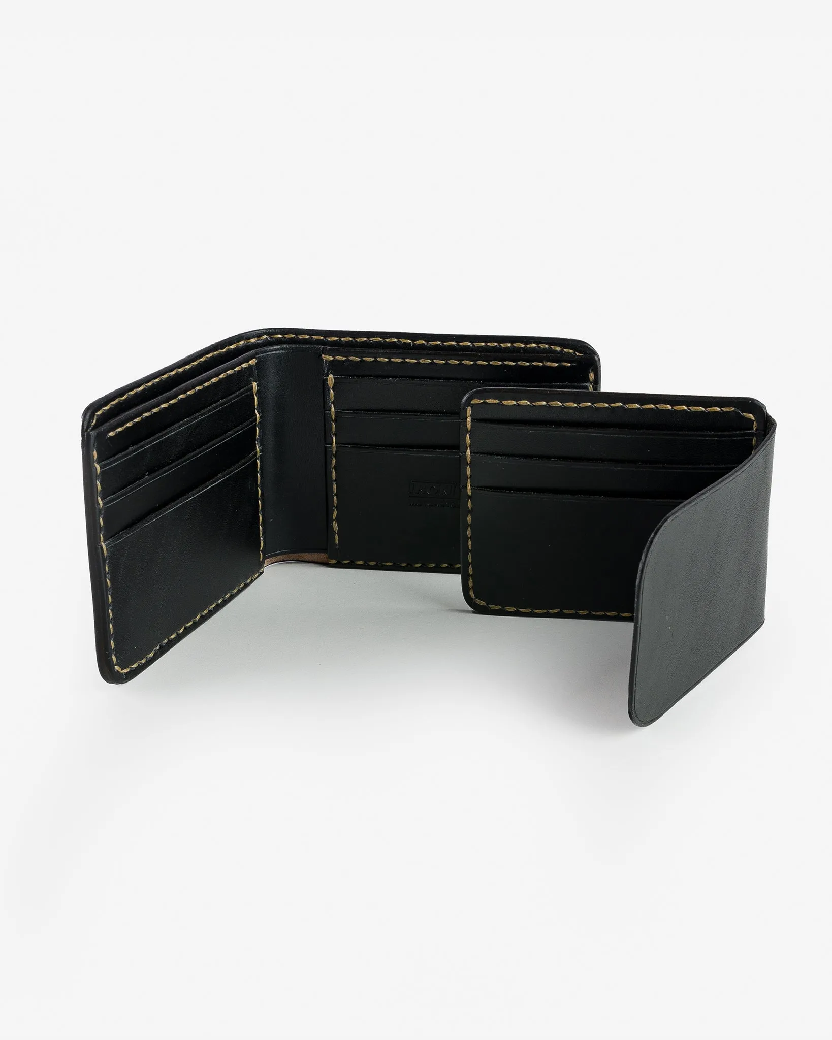 Slimline Small Shell Cordovan Wallet - Black sold by Iron Heart product image thumbnail 5