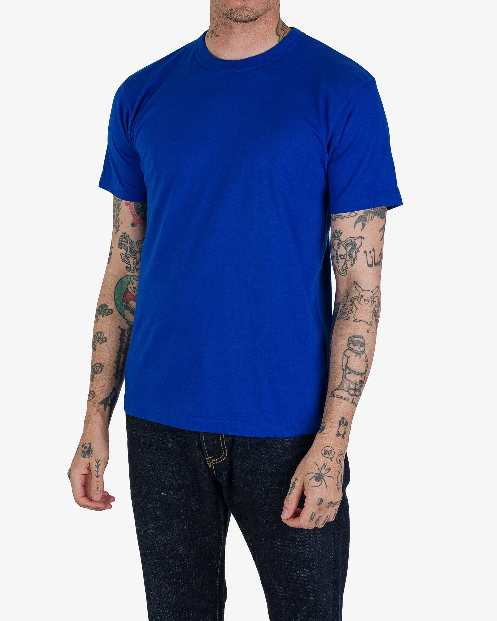 UTILITEES - 5.5oz Loopwheel Crew Neck T-Shirt - Royal Blue sold by Iron Heart product image thumbnail 2