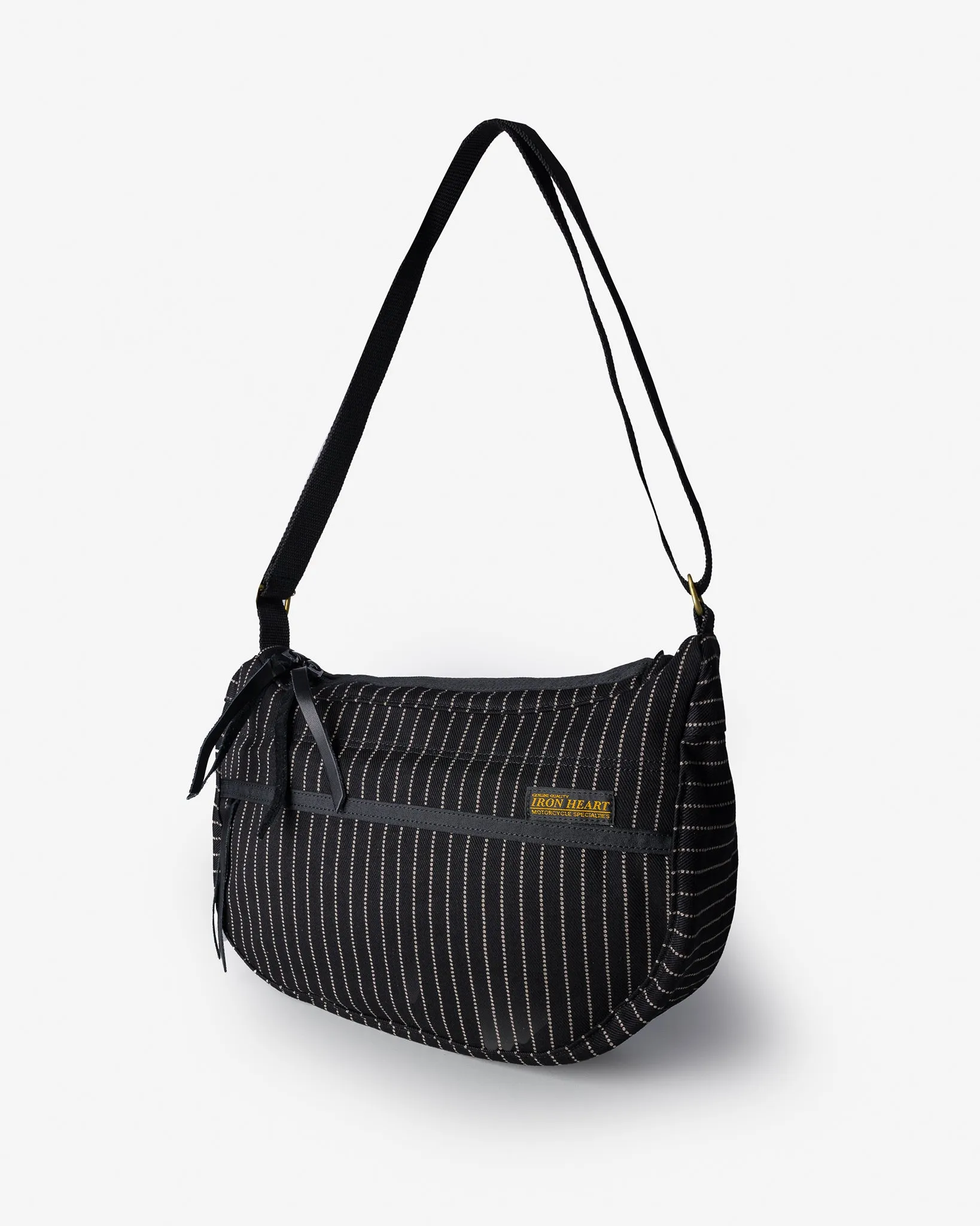 12oz Wabash Small Shoulder Bag - Black sold by Iron Heart