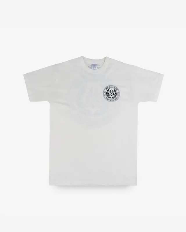 OGL 6.2oz Ringspun T-shirt - Silkscreen Printed 'OGL Logo' - Cream sold by Iron Heart
