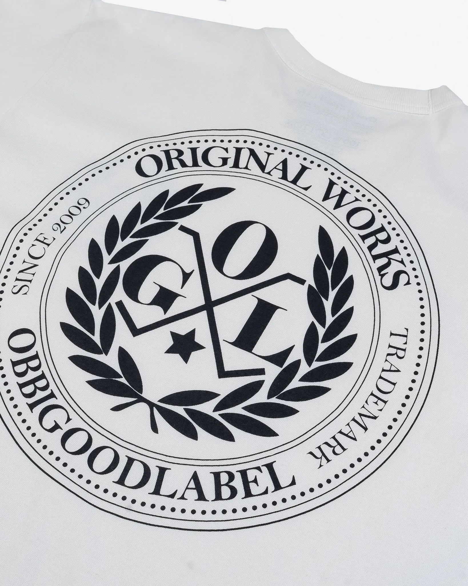 OGL 6.2oz Ringspun T-shirt - Silkscreen Printed 'OGL Logo' - Cream sold by Iron Heart product image thumbnail 5