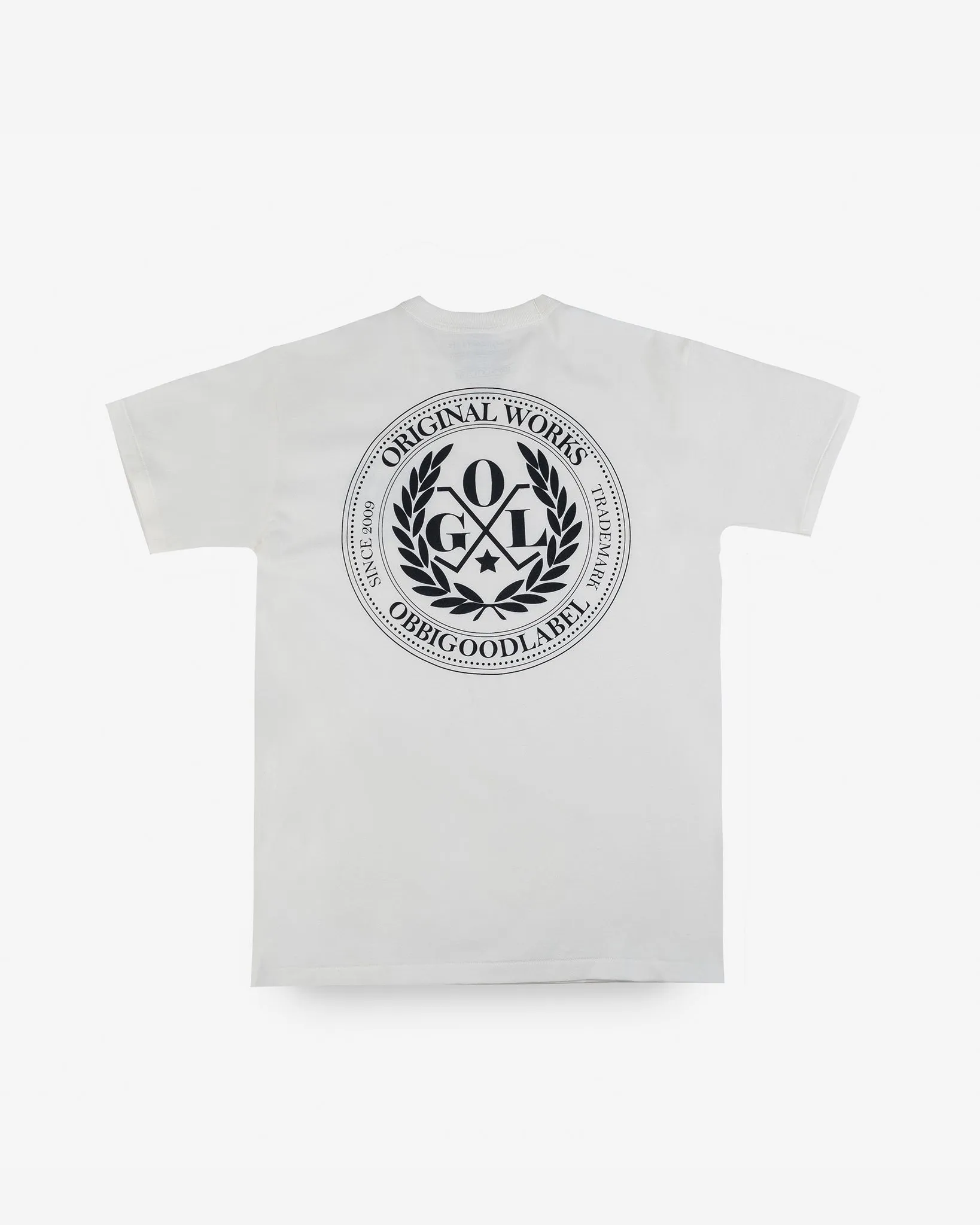 OGL 6.2oz Ringspun T-shirt - Silkscreen Printed 'OGL Logo' - Cream sold by Iron Heart product image thumbnail 4