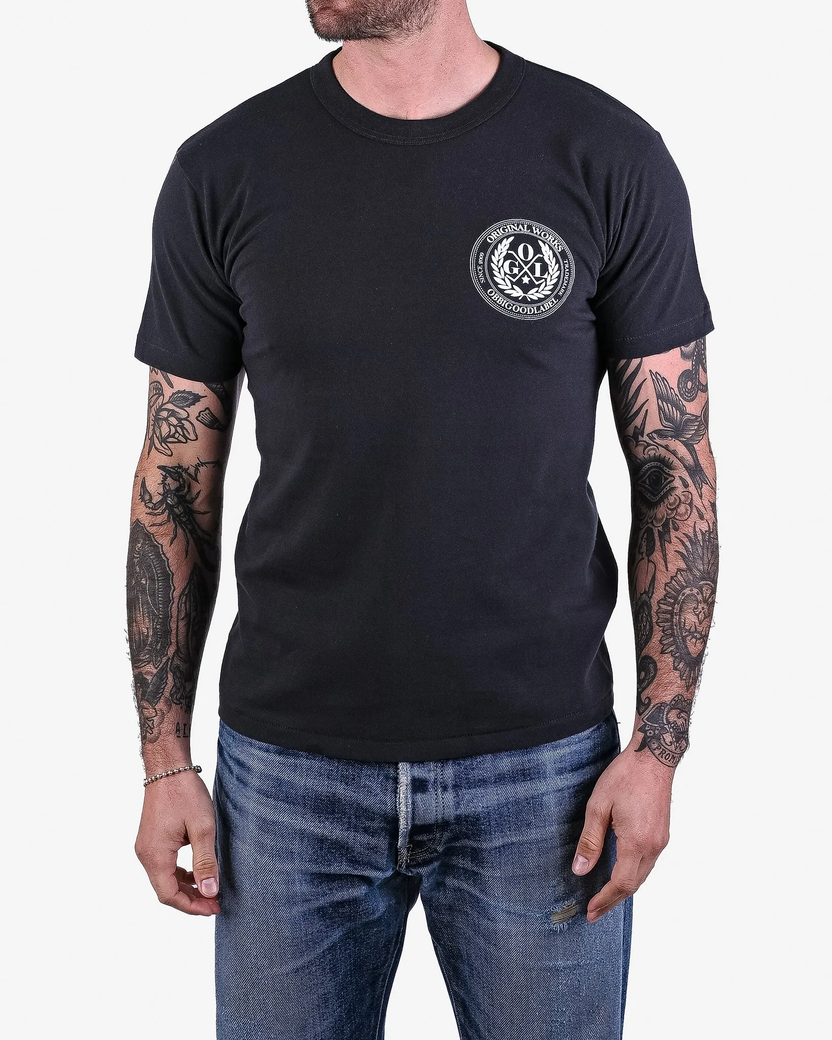 OGL 6.2oz Ringspun T-shirt - Silkscreen Printed 'Fly Me To The Moon' - Charcoal sold by Iron Heart product image thumbnail 2